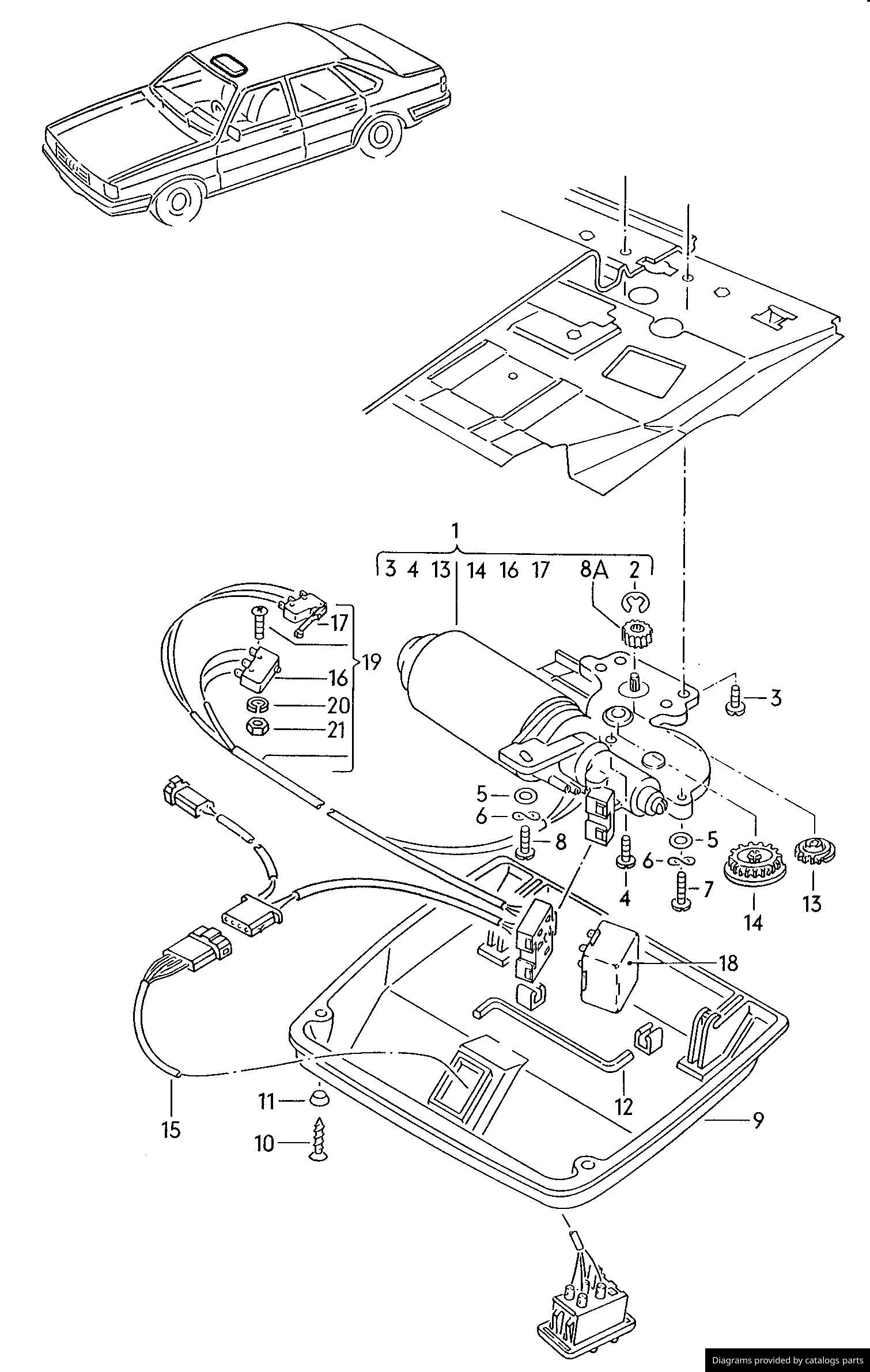Car part diagram