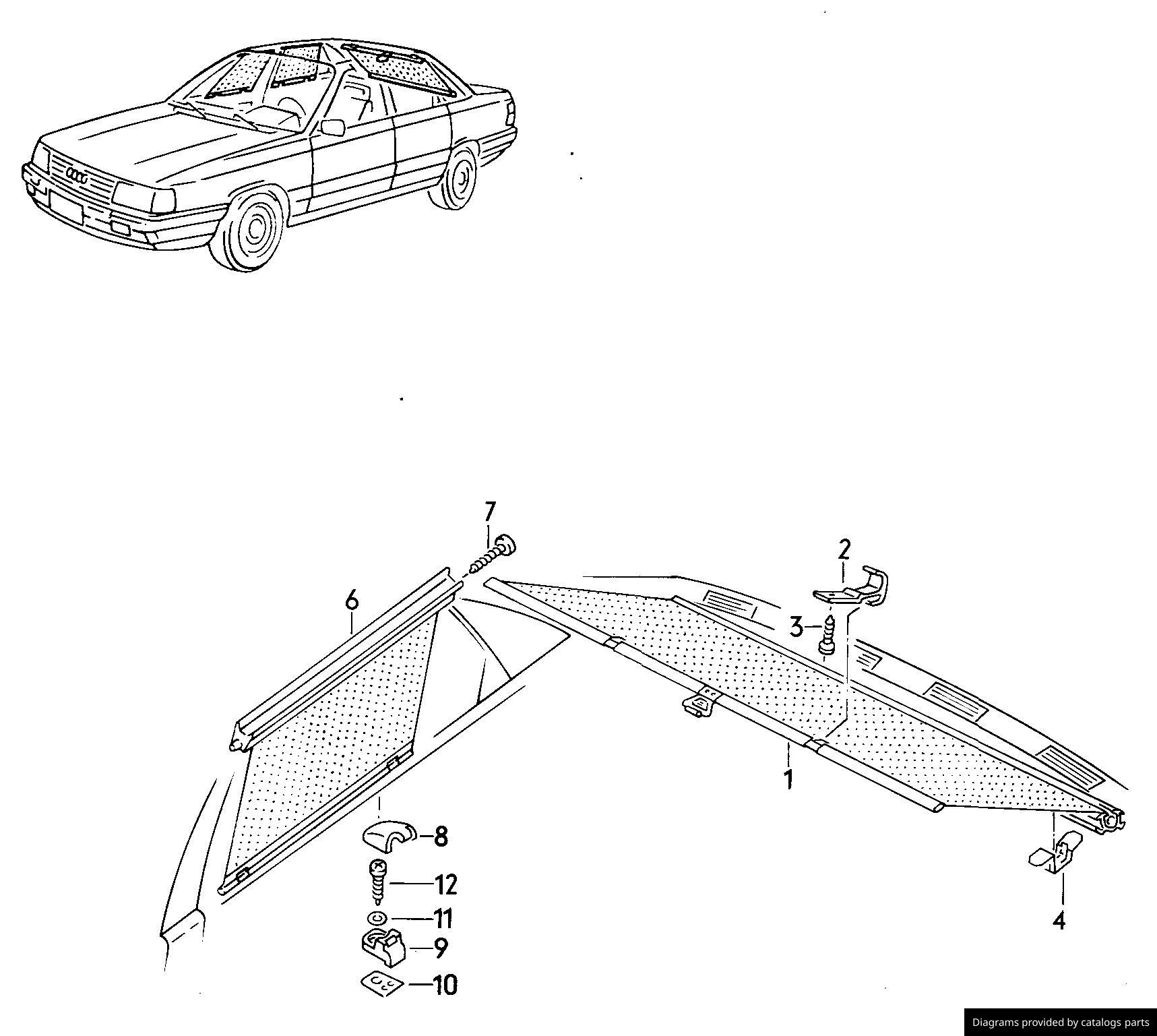 Car part diagram