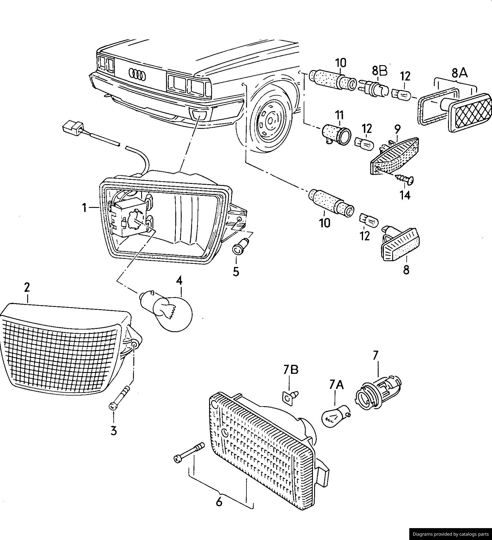 Car part diagram