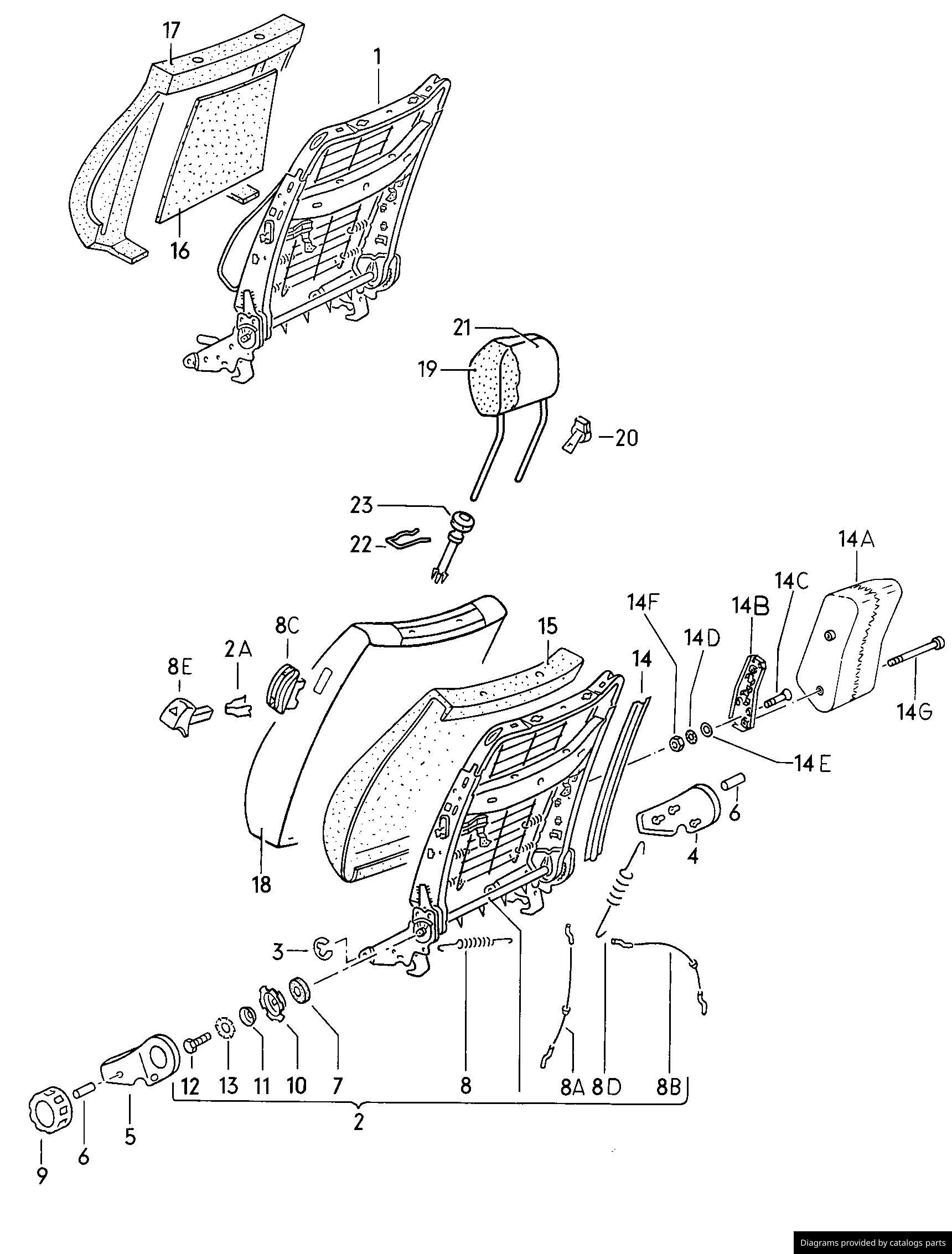 Car part diagram