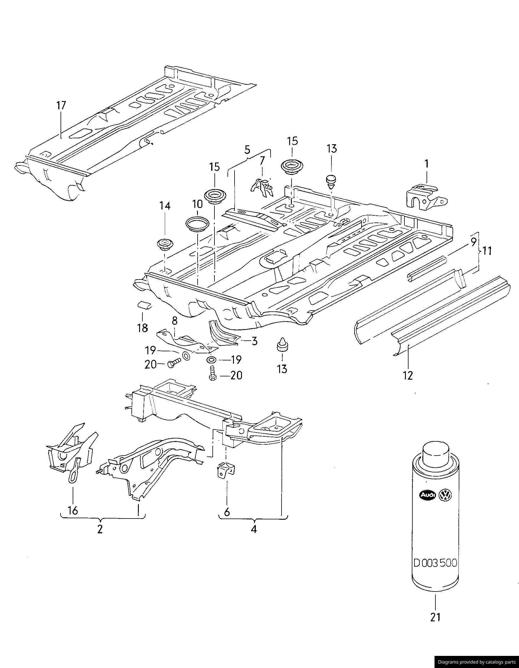 Car part diagram
