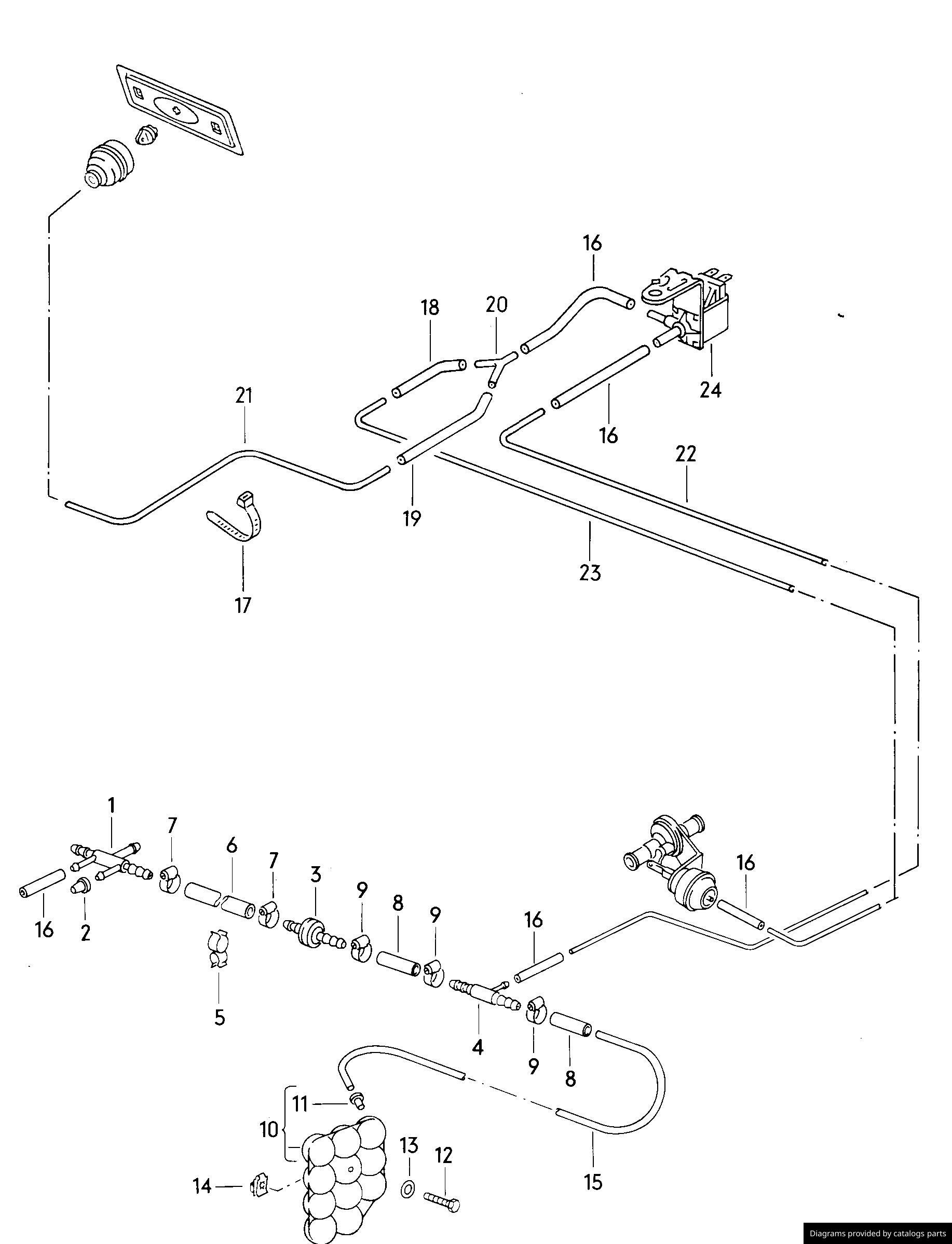 Car part diagram