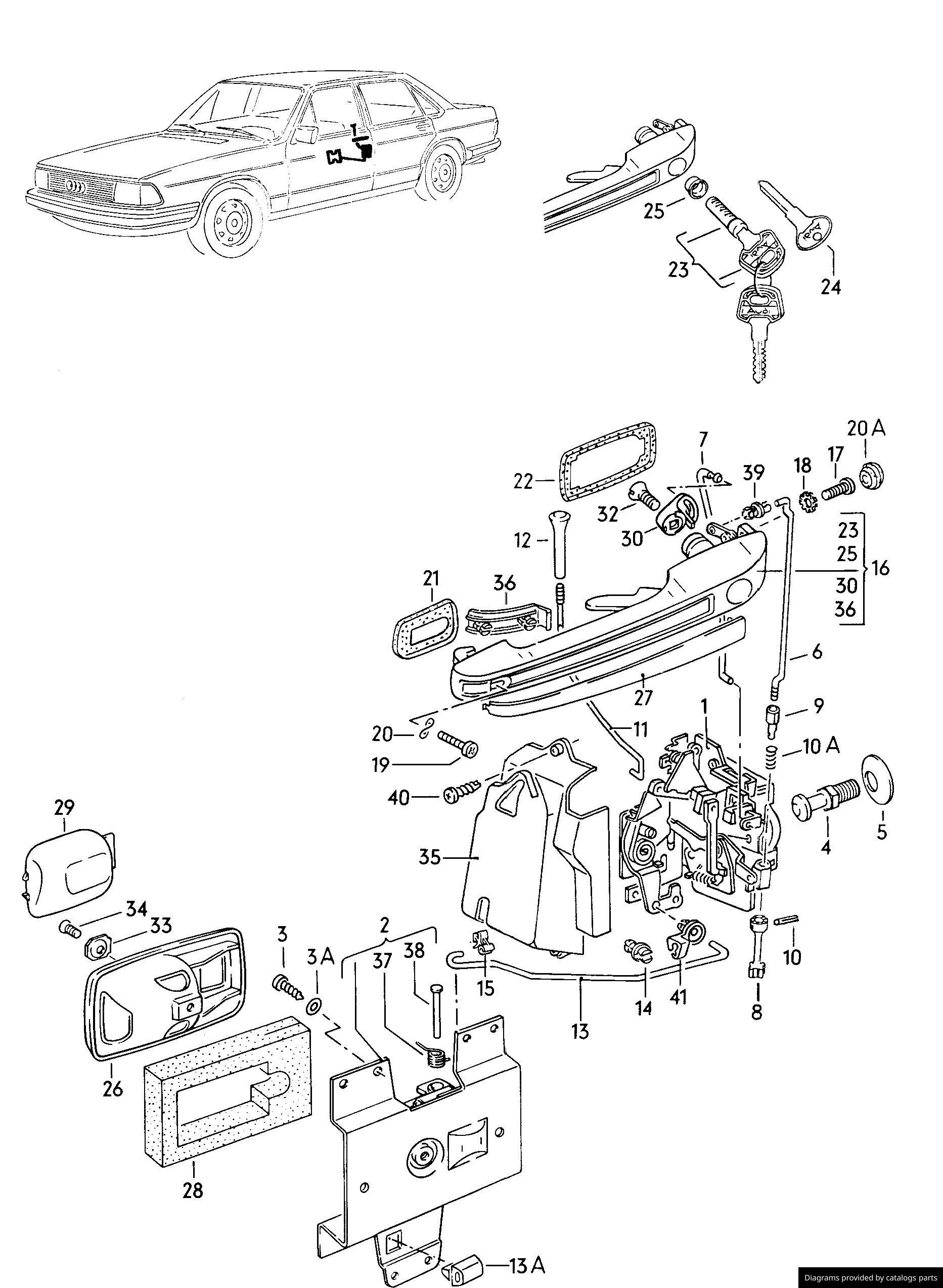 Car part diagram