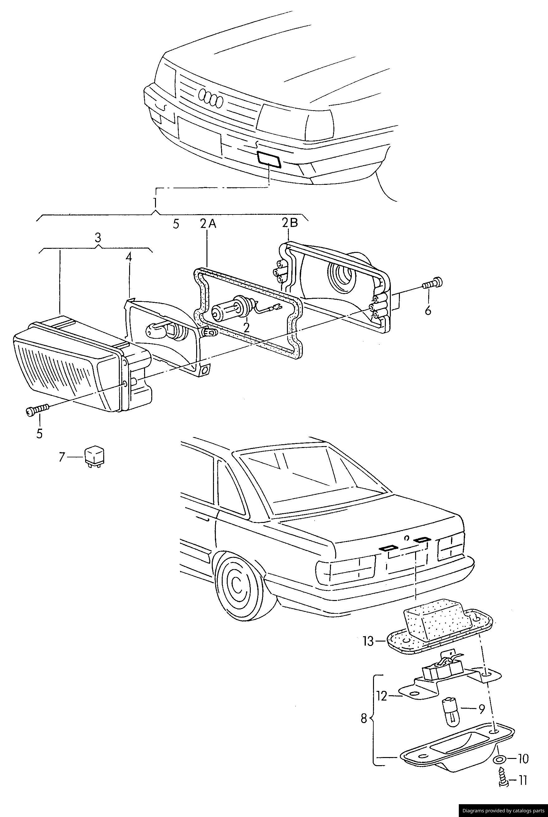 Car part diagram
