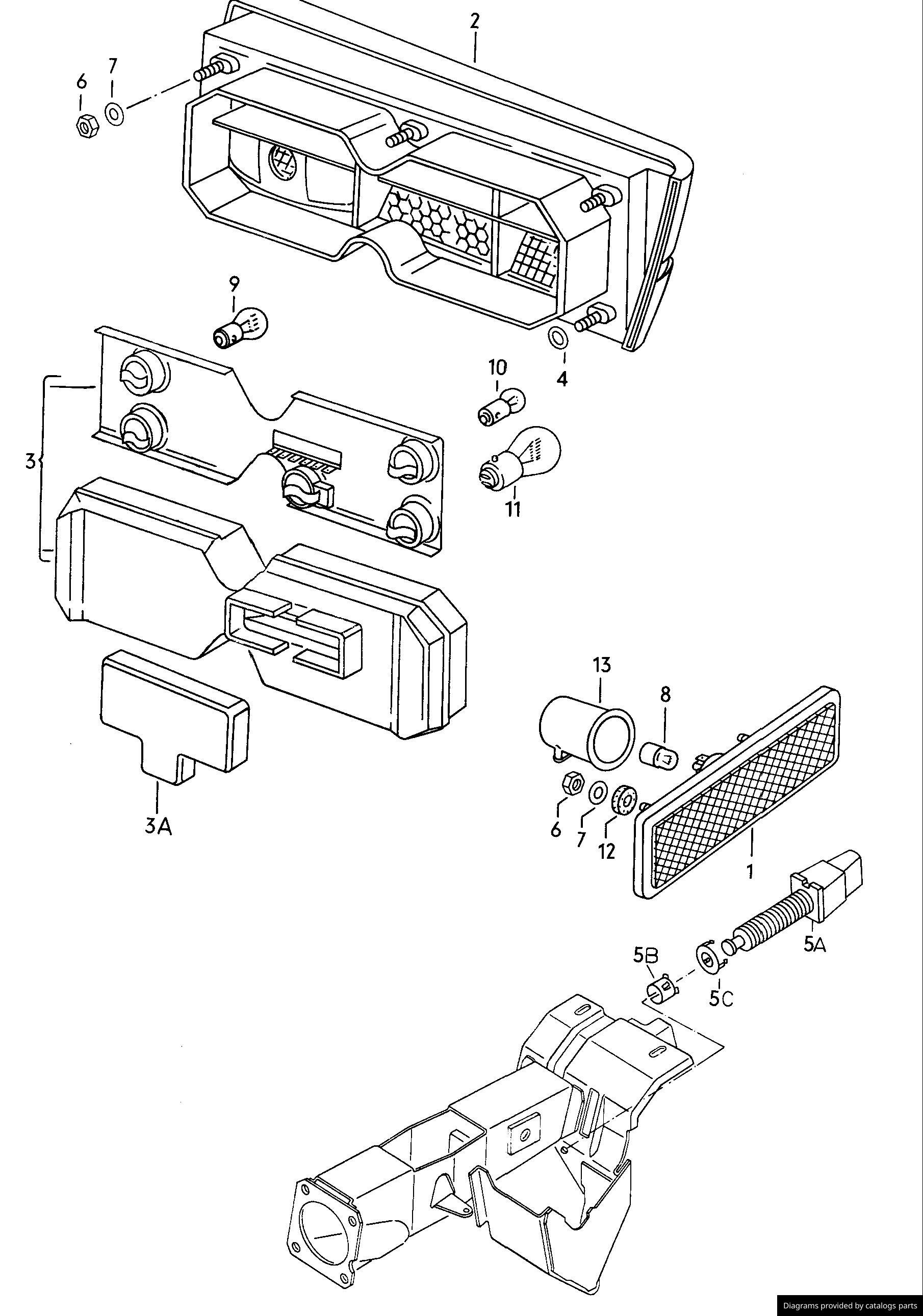 Car part diagram