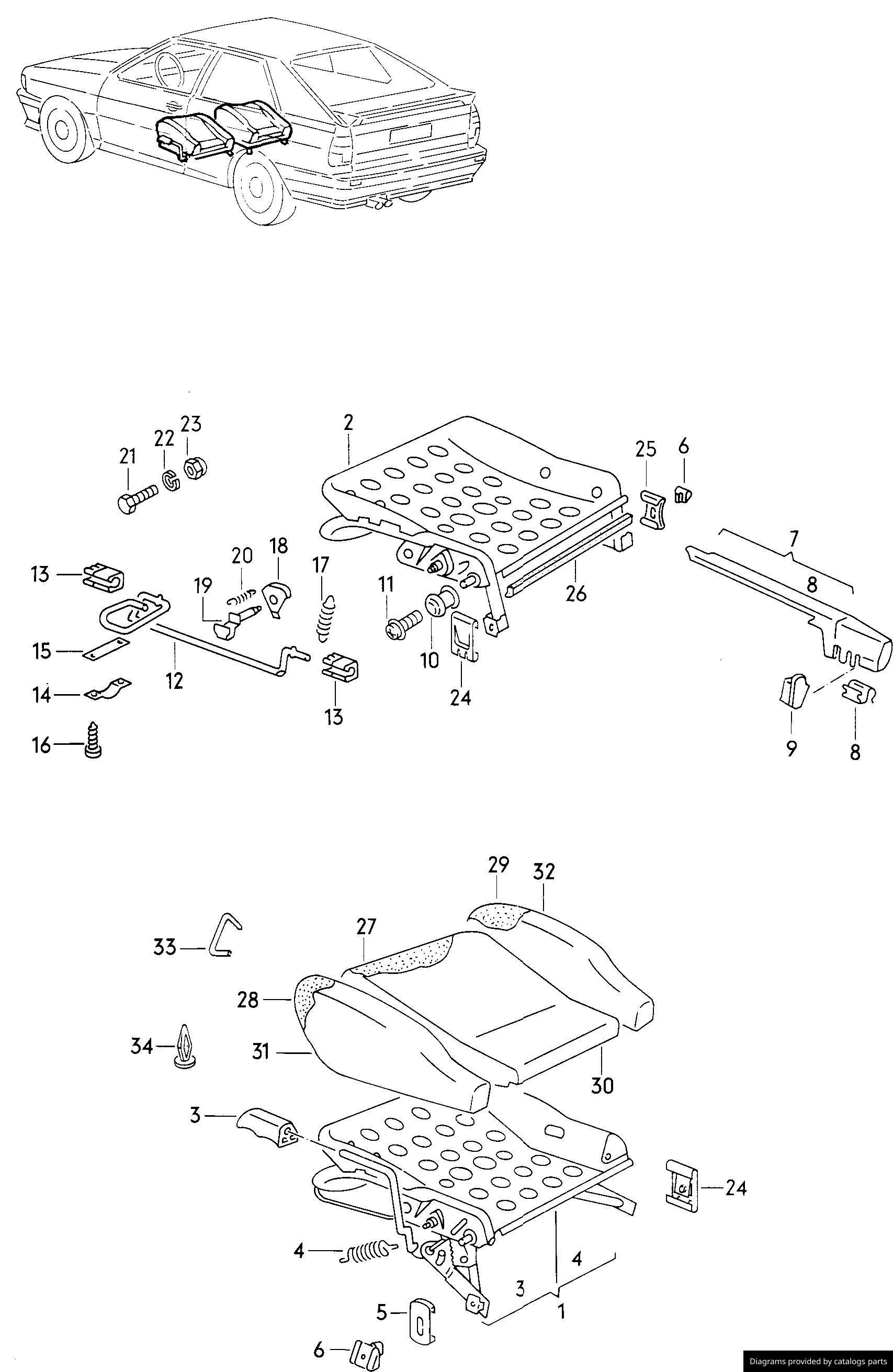 Car part diagram