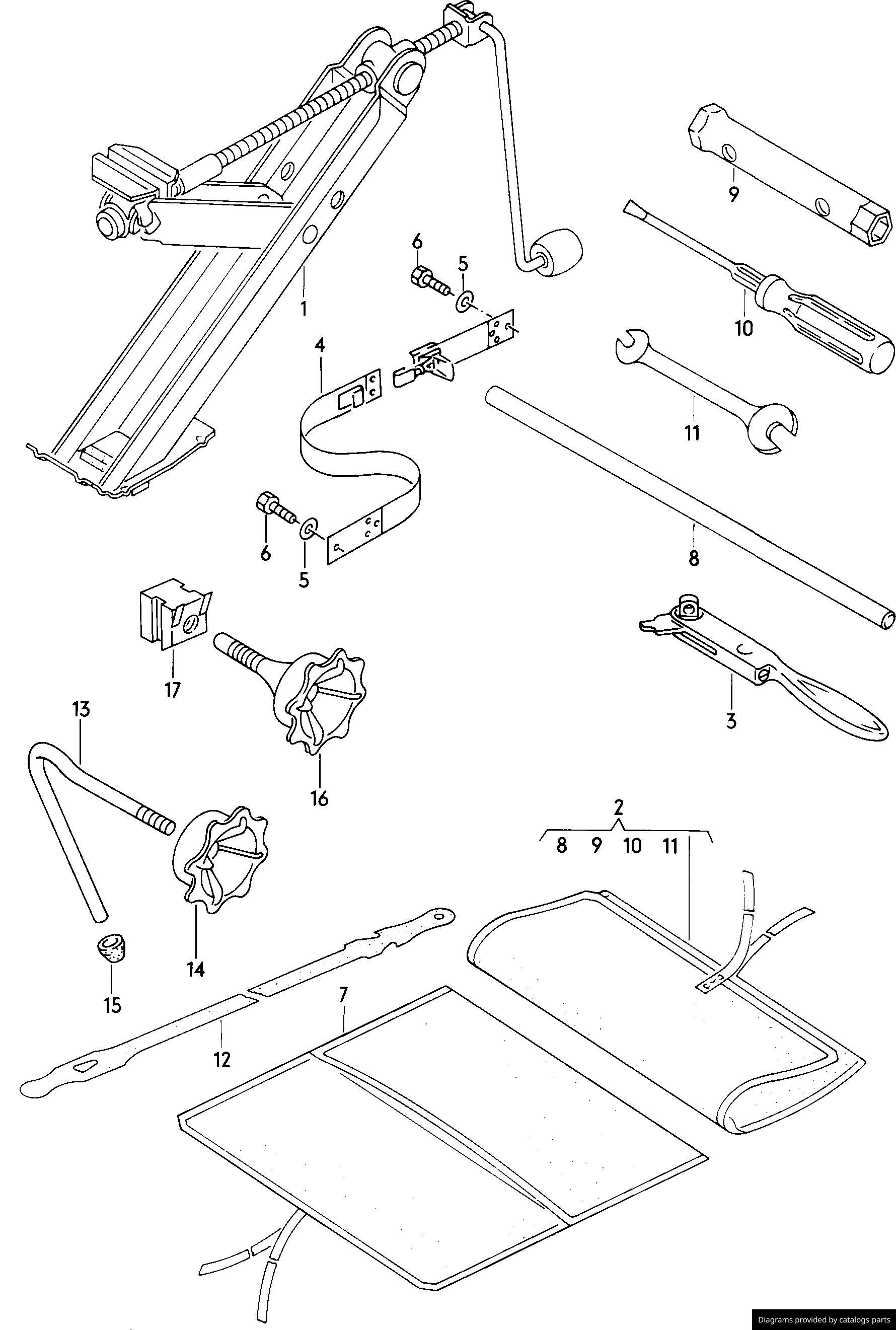 Car part diagram