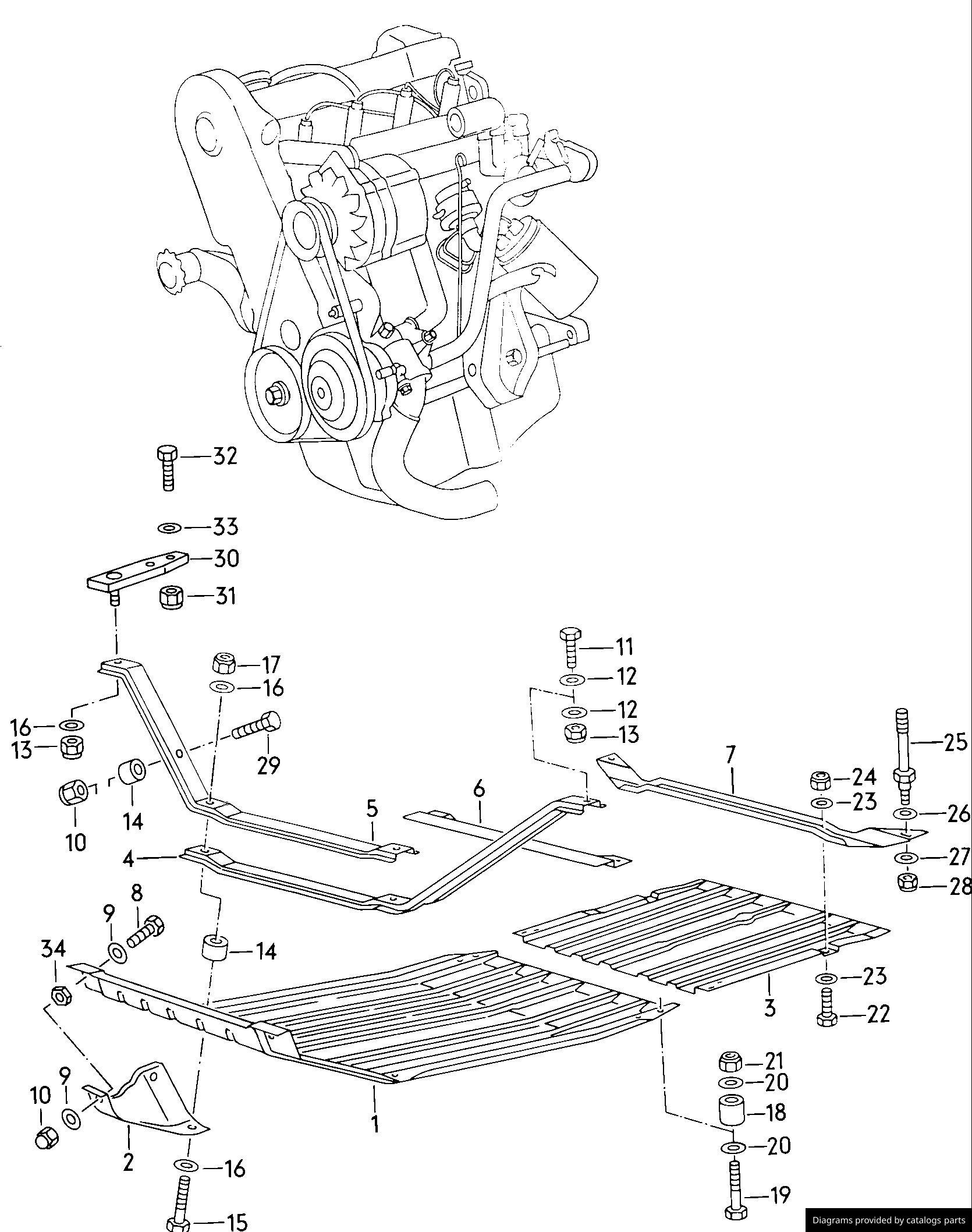 Car part diagram
