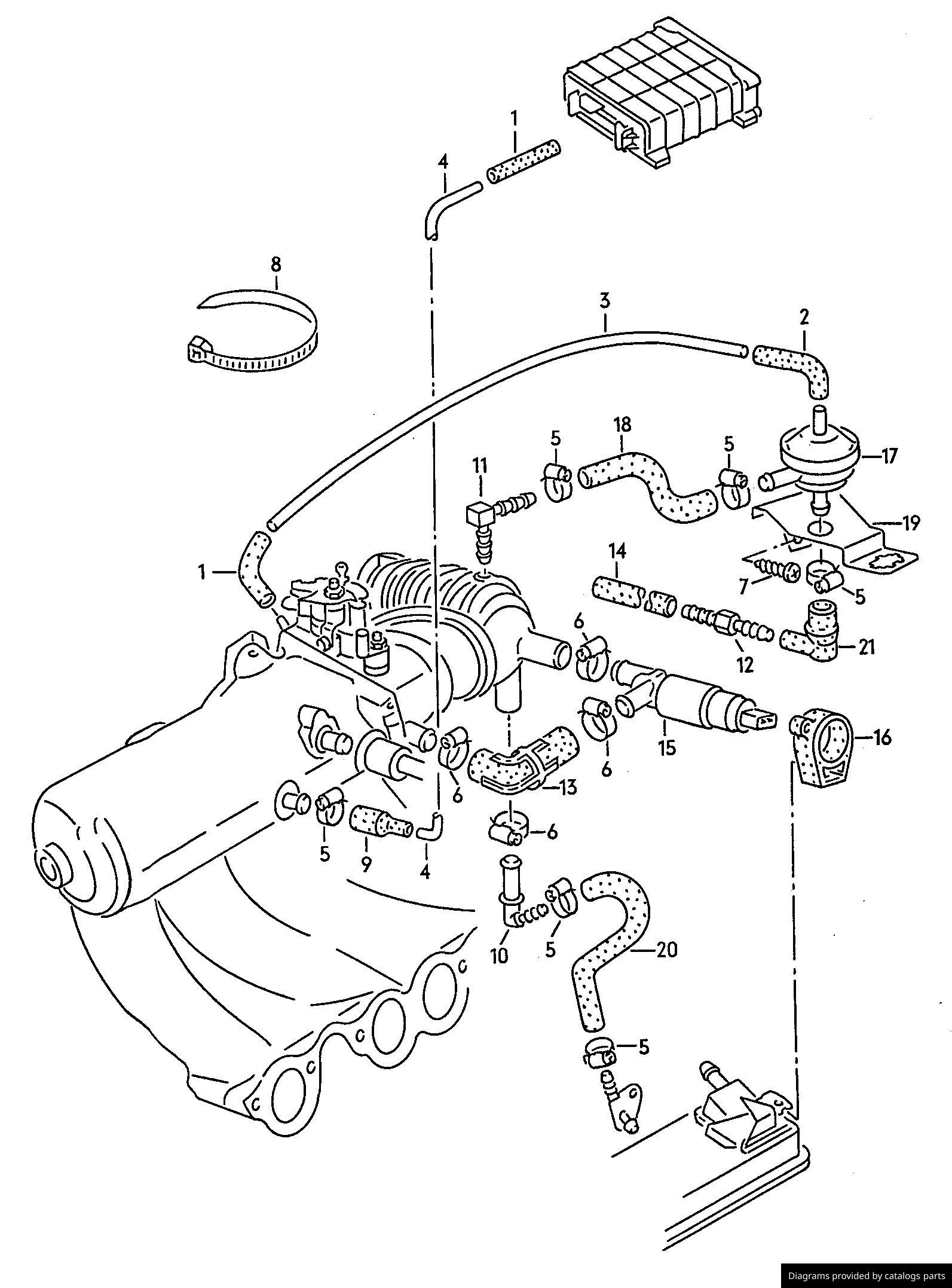 Car part diagram
