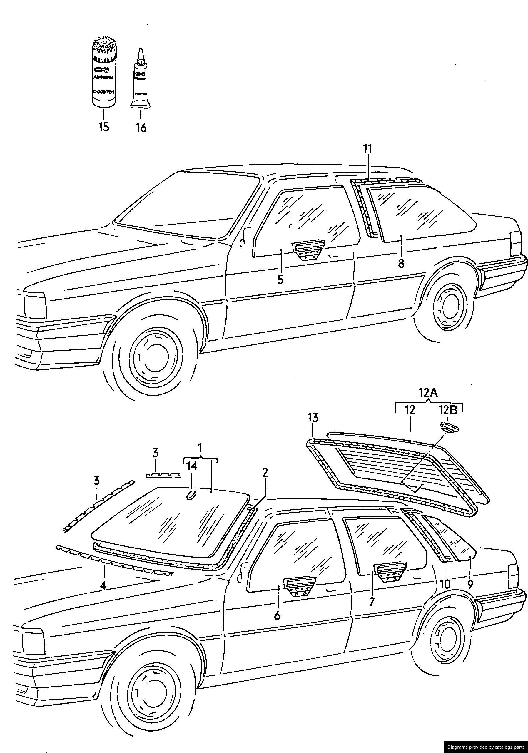 Car part diagram