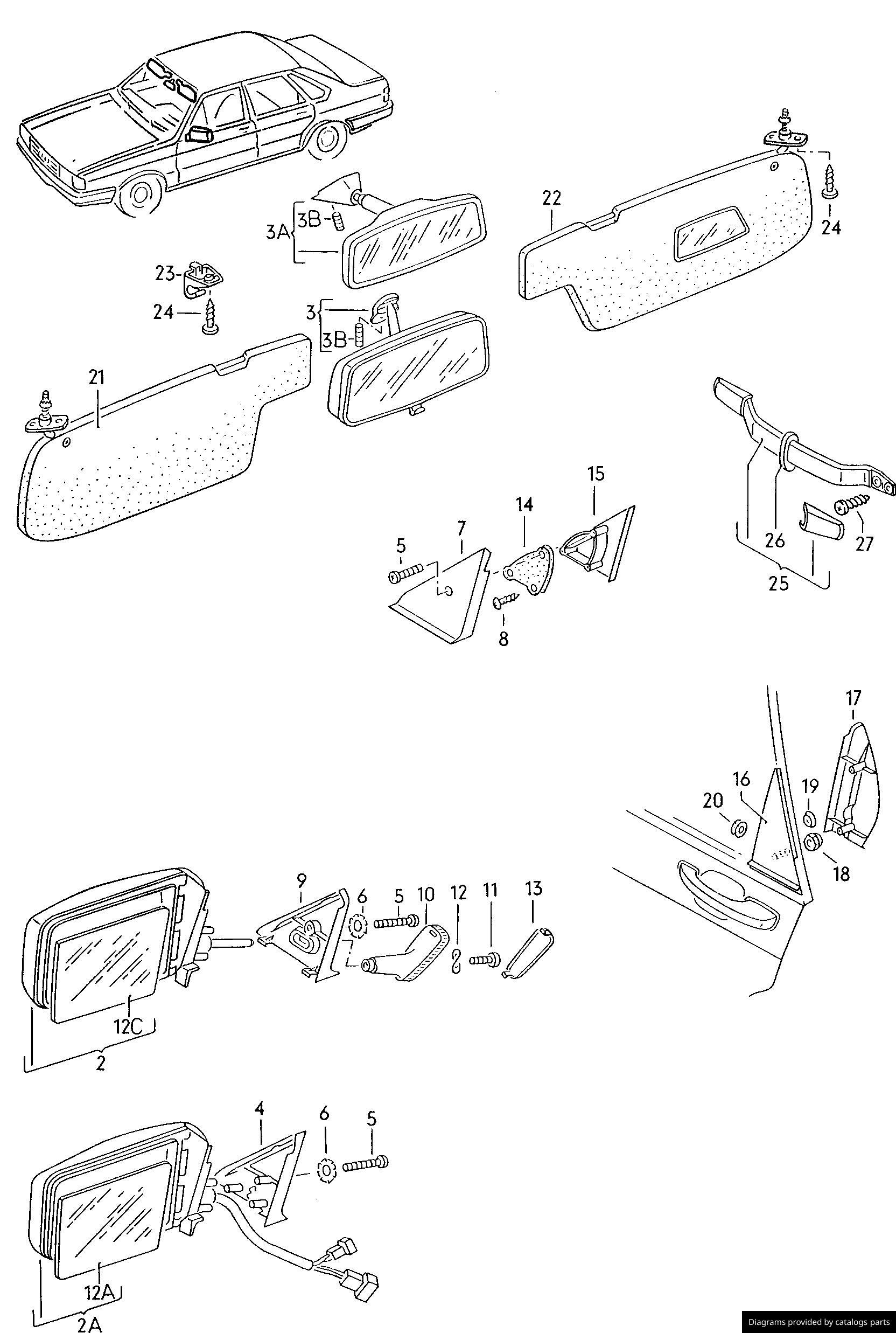 Car part diagram