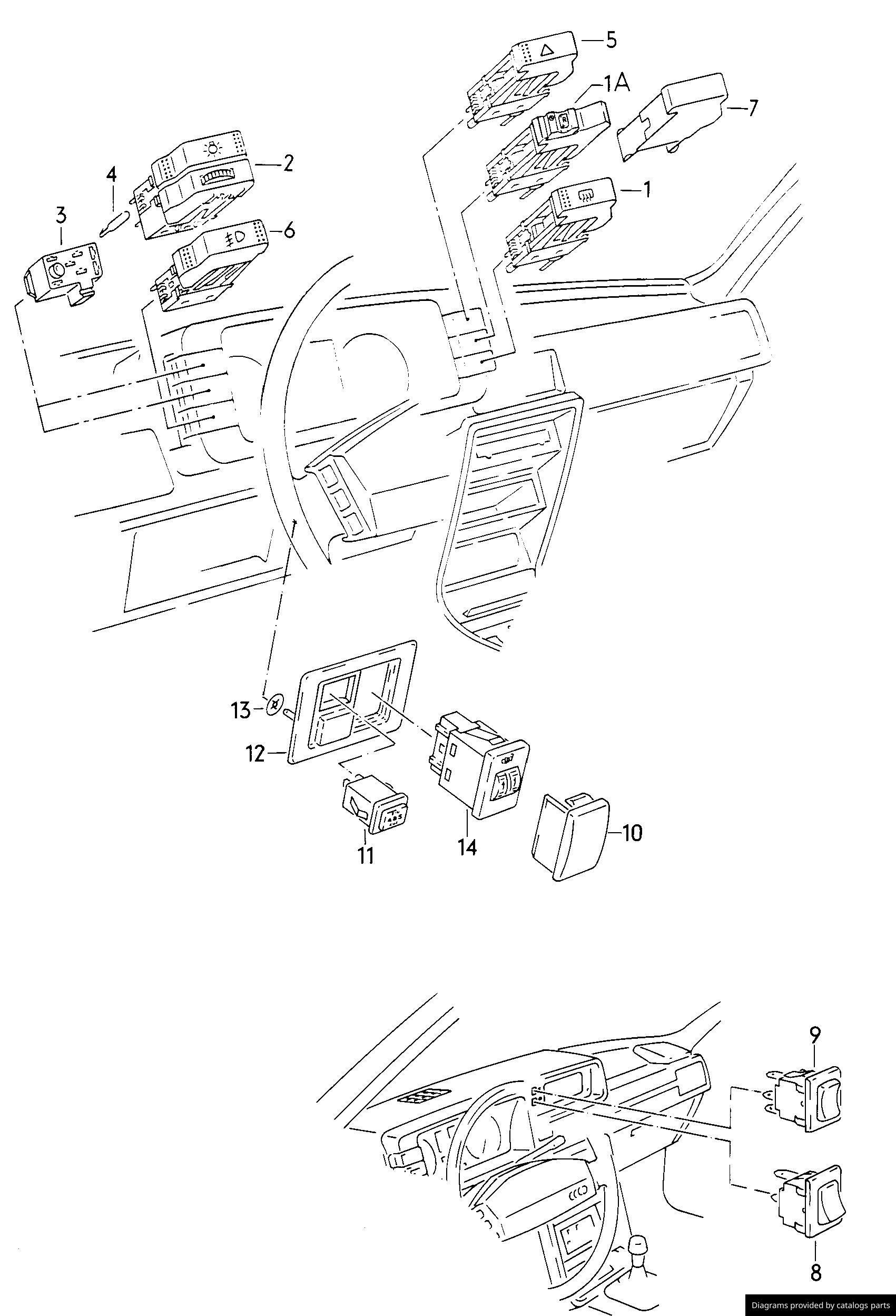 Car part diagram