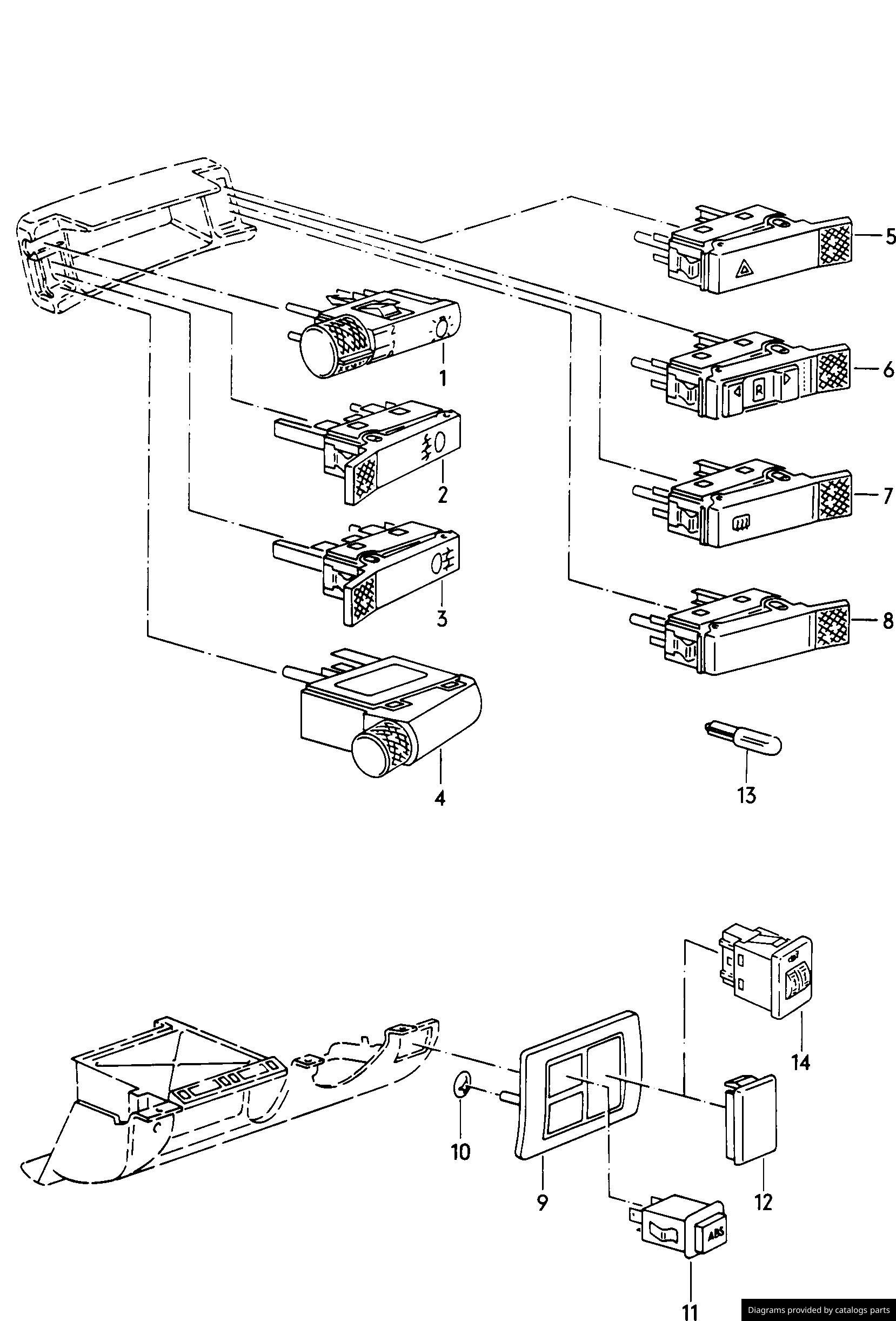 Car part diagram