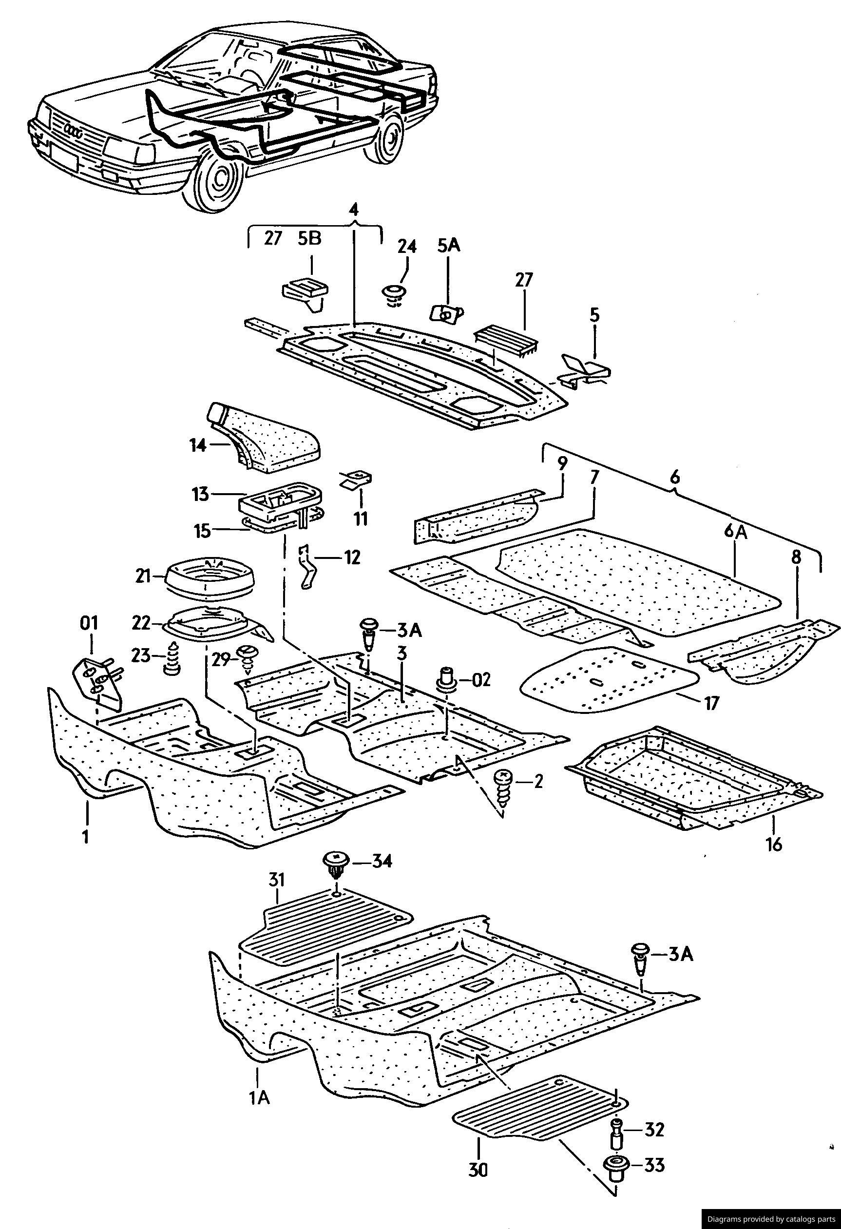 Car part diagram