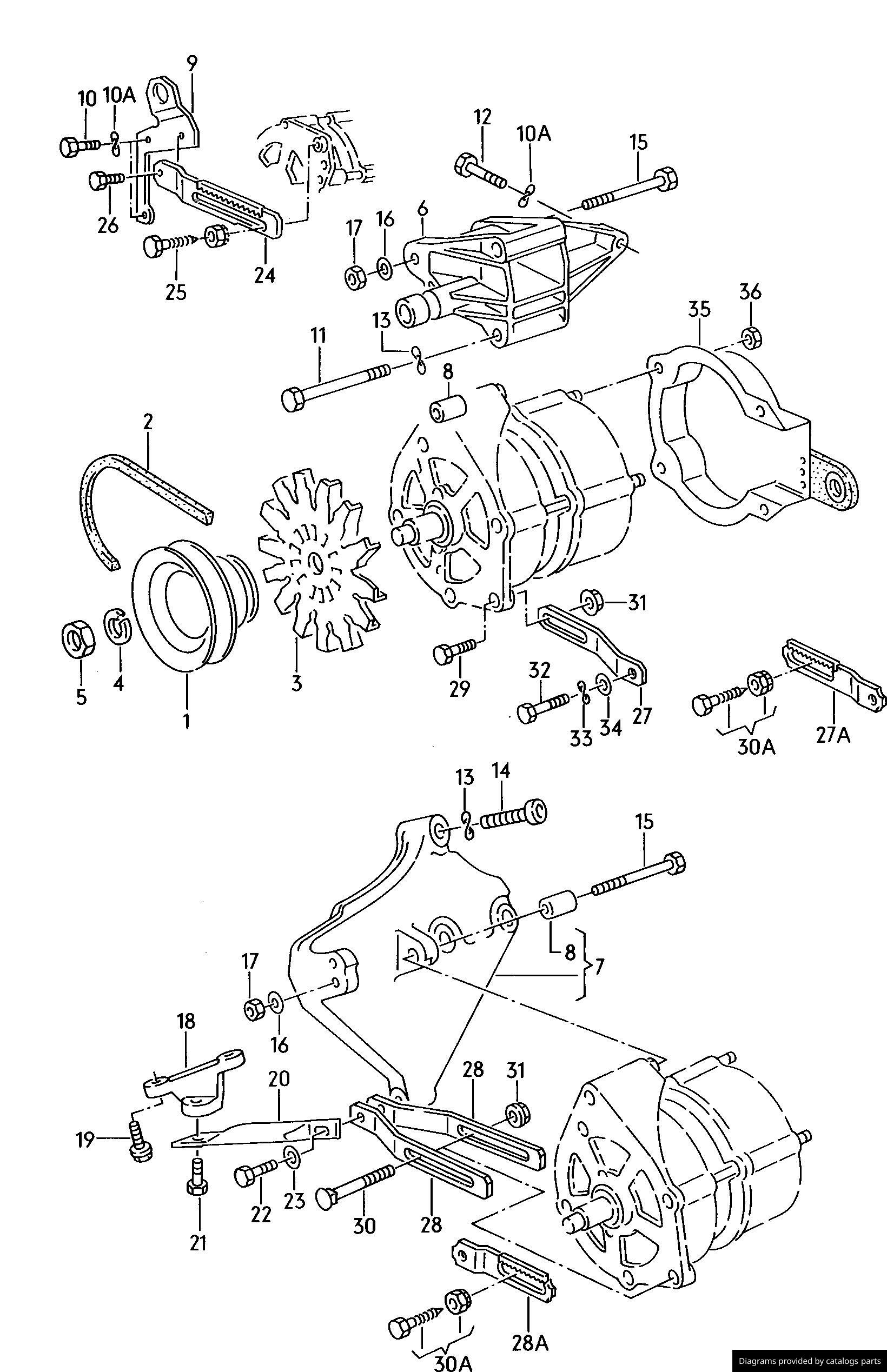 Car part diagram