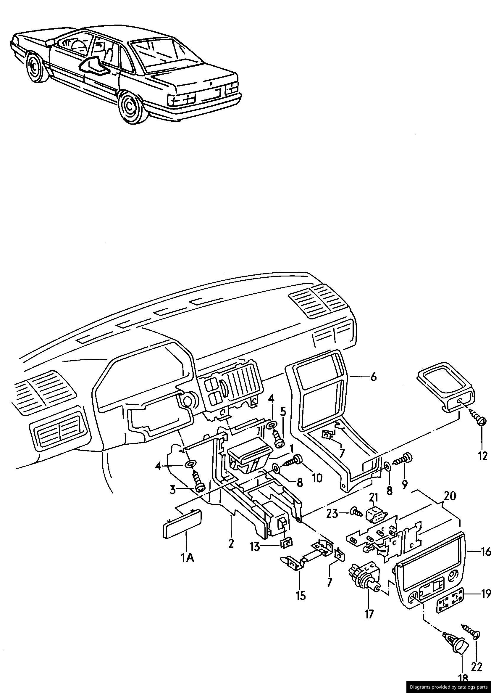 Car part diagram