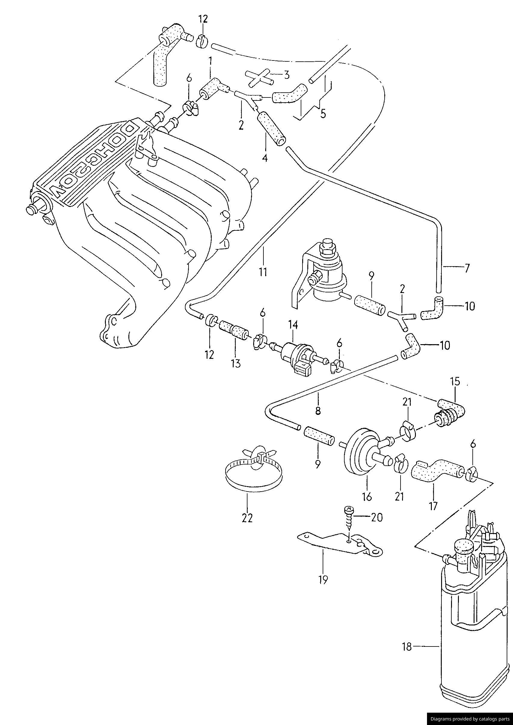 Car part diagram
