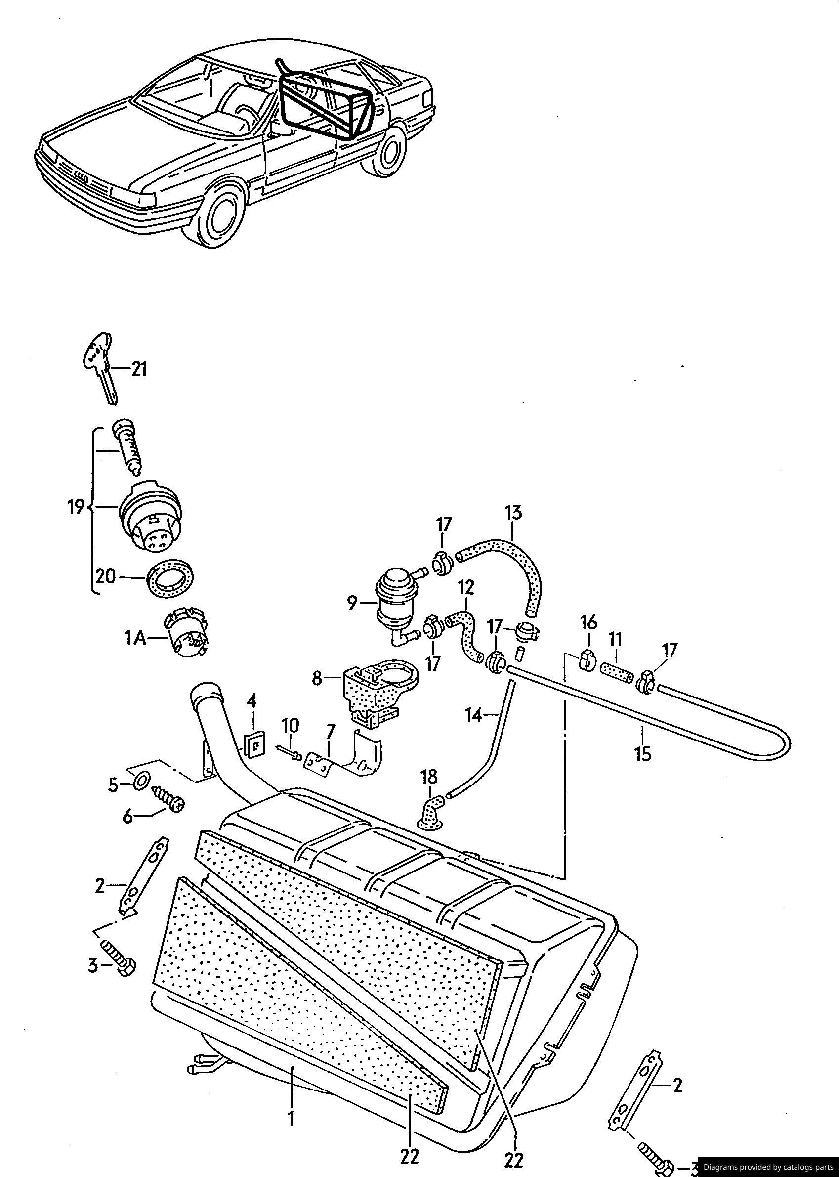 Car part diagram