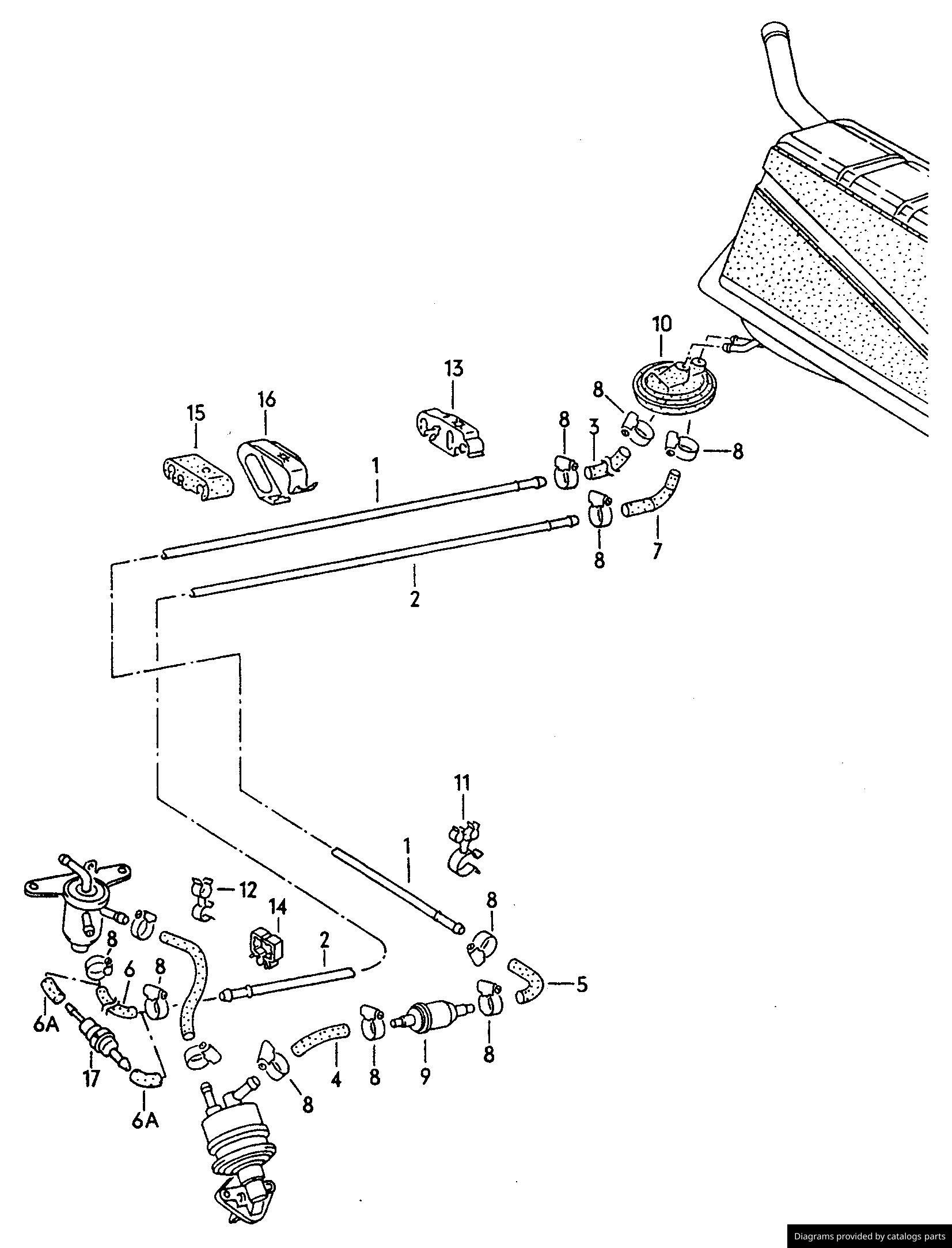 Car part diagram
