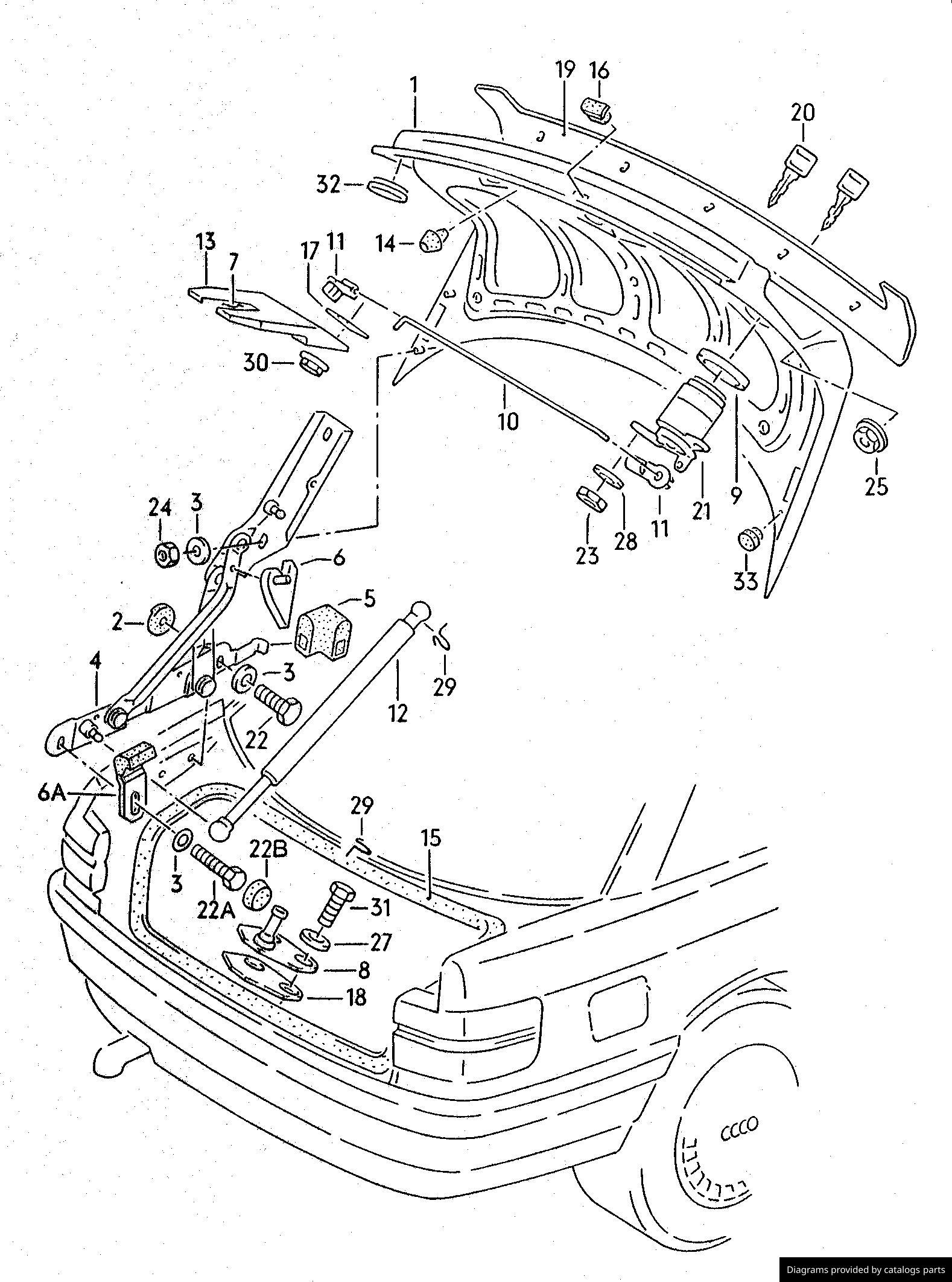 Car part diagram