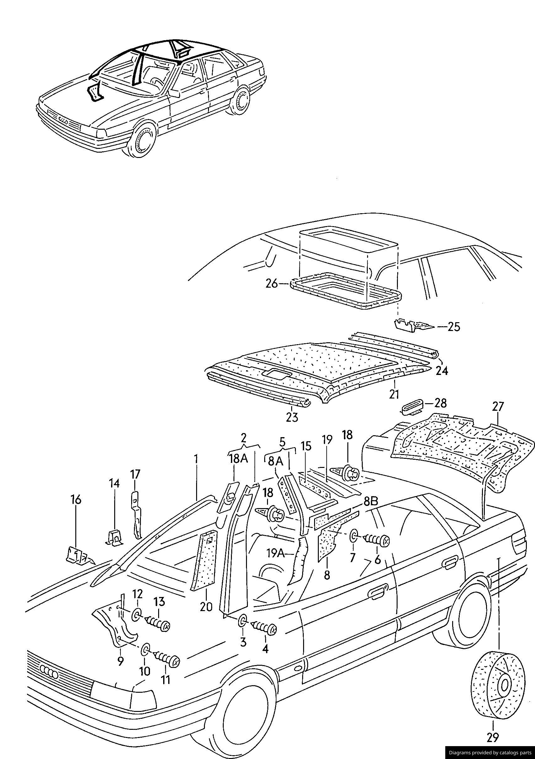 Car part diagram
