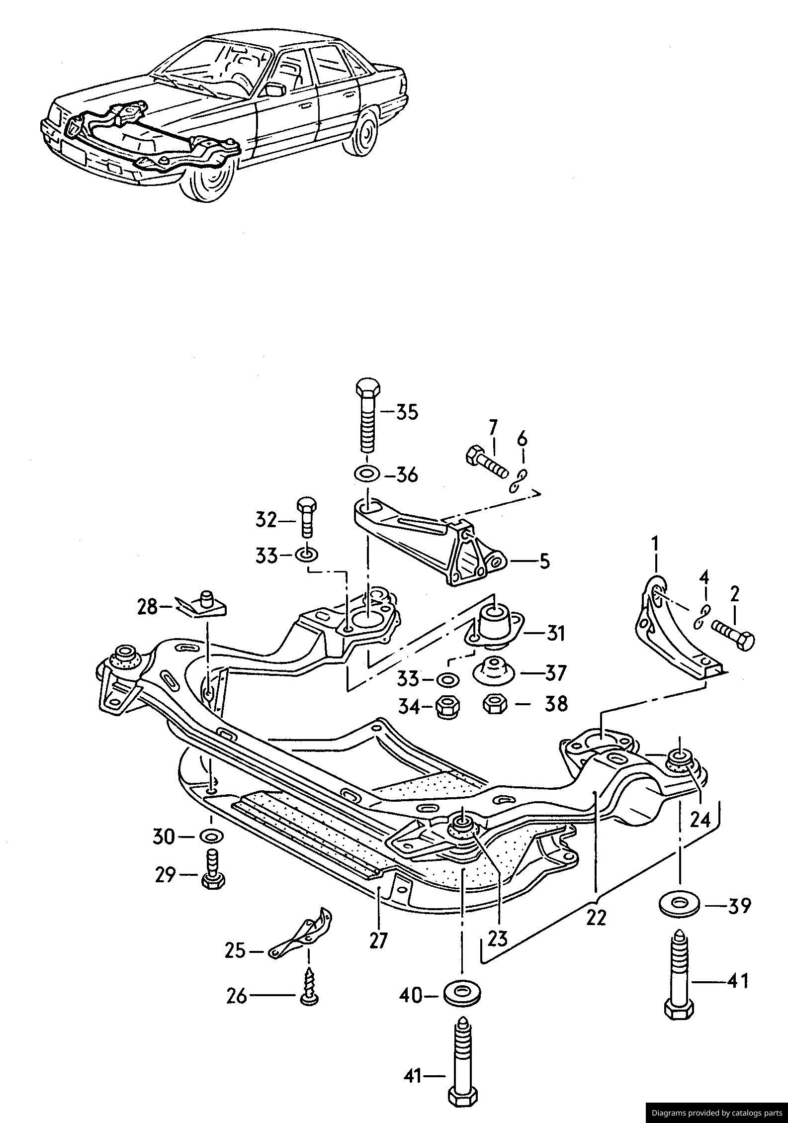 Car part diagram