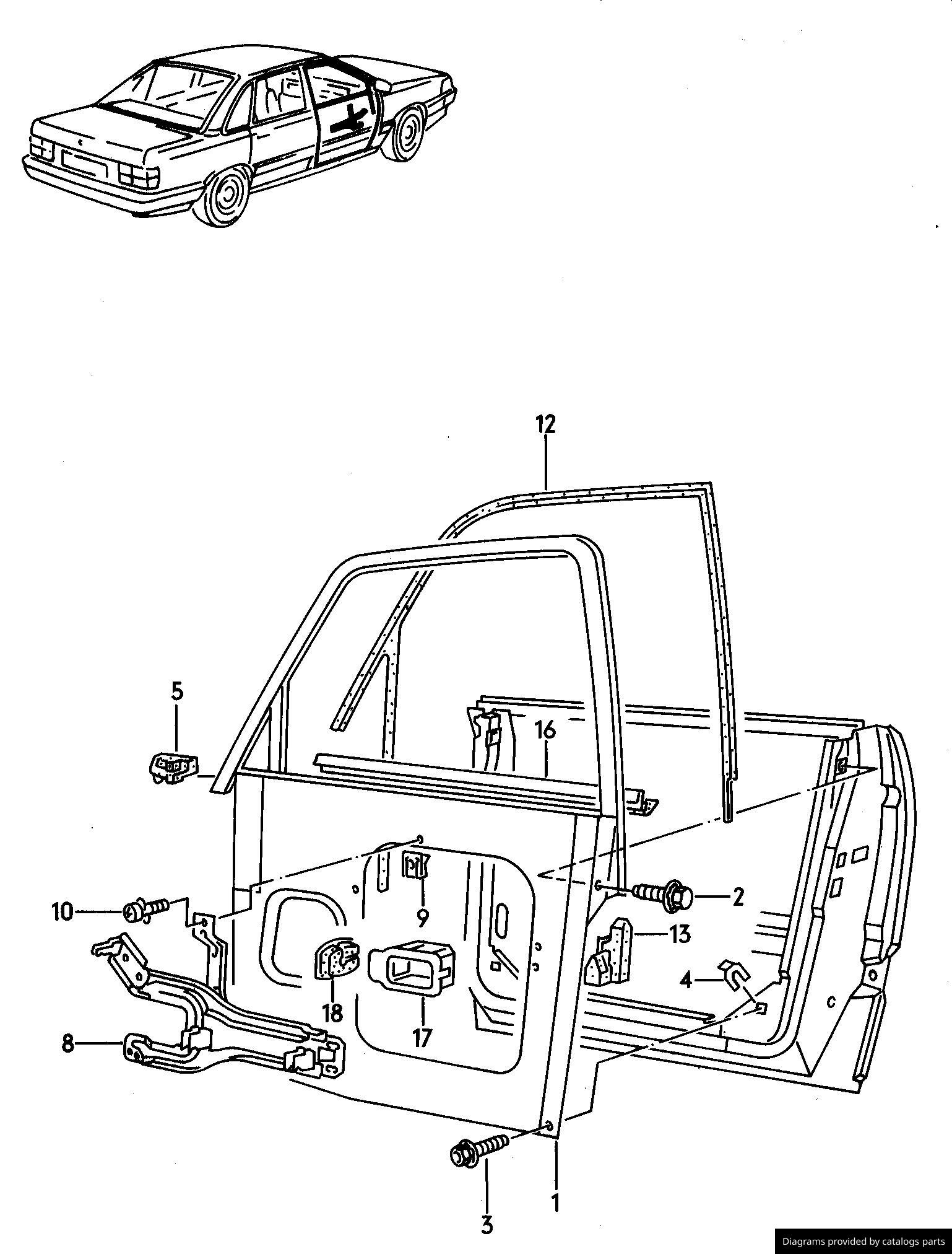 Car part diagram