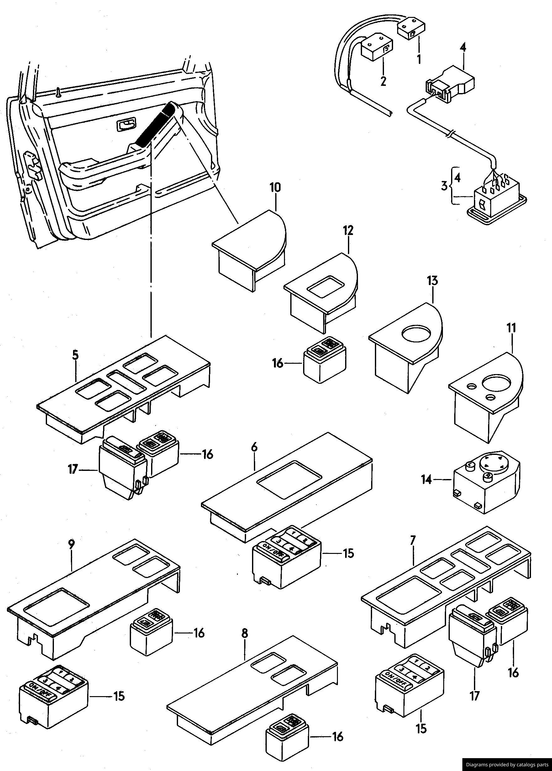 Car part diagram