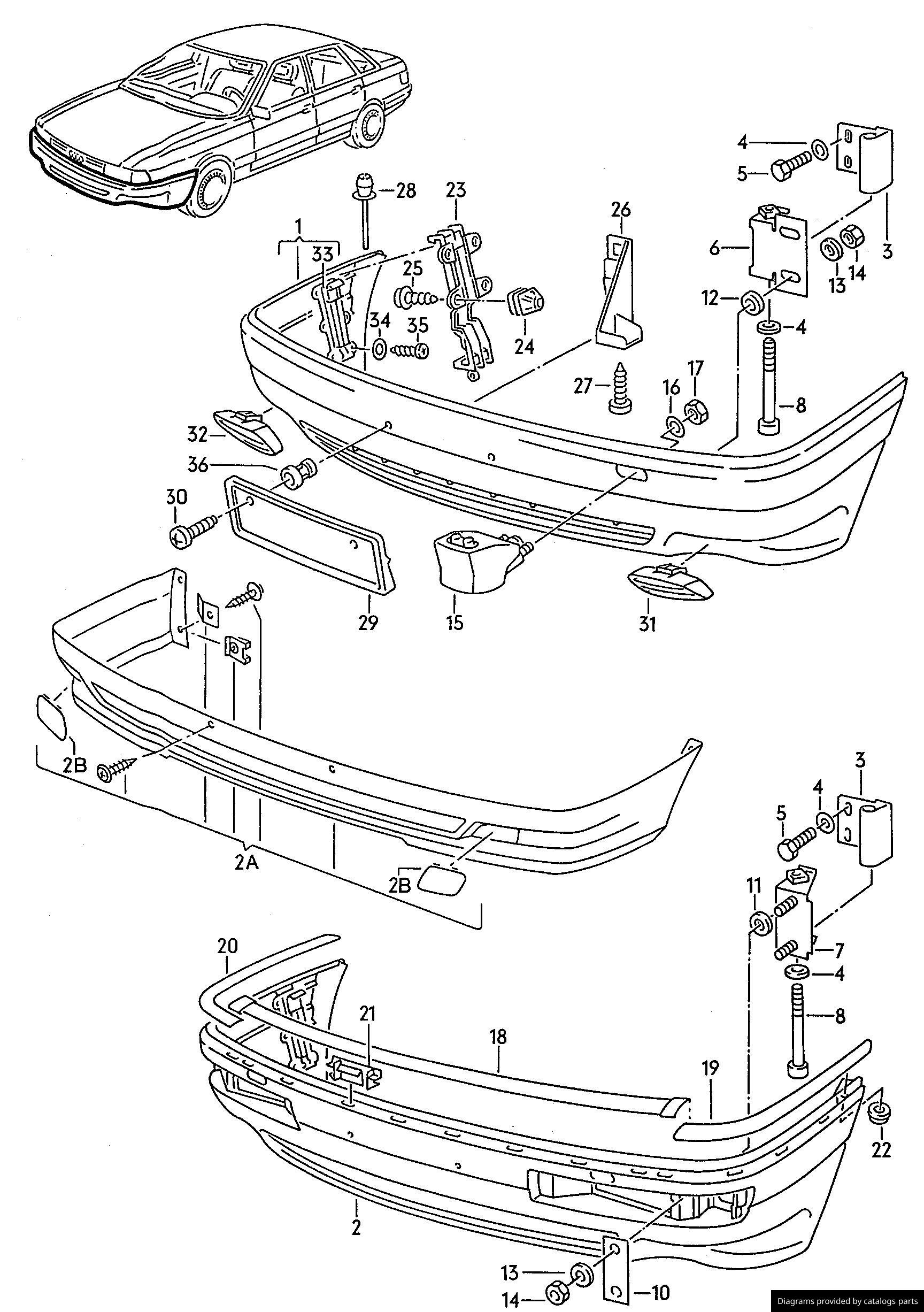 Car part diagram