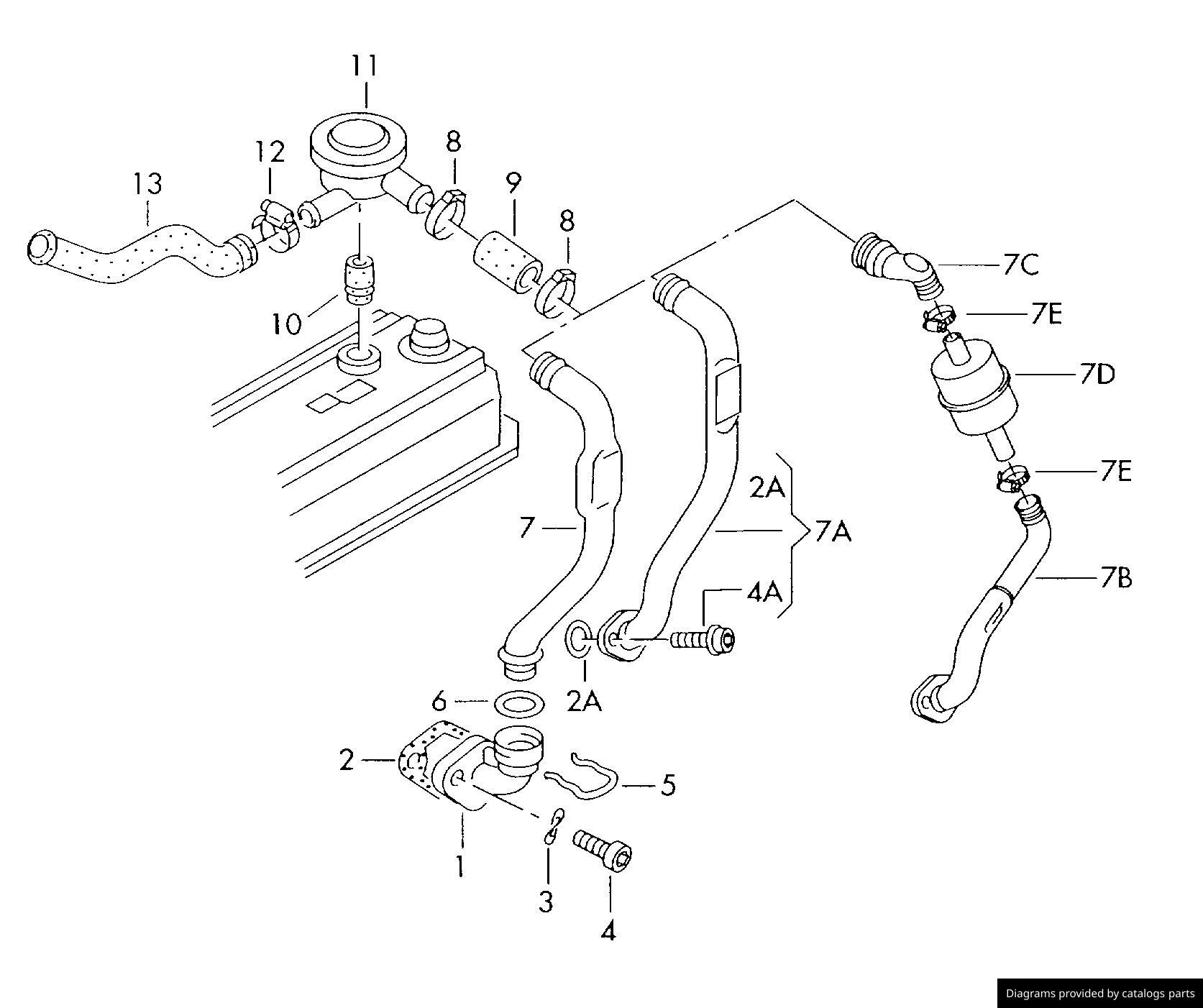 Car part diagram