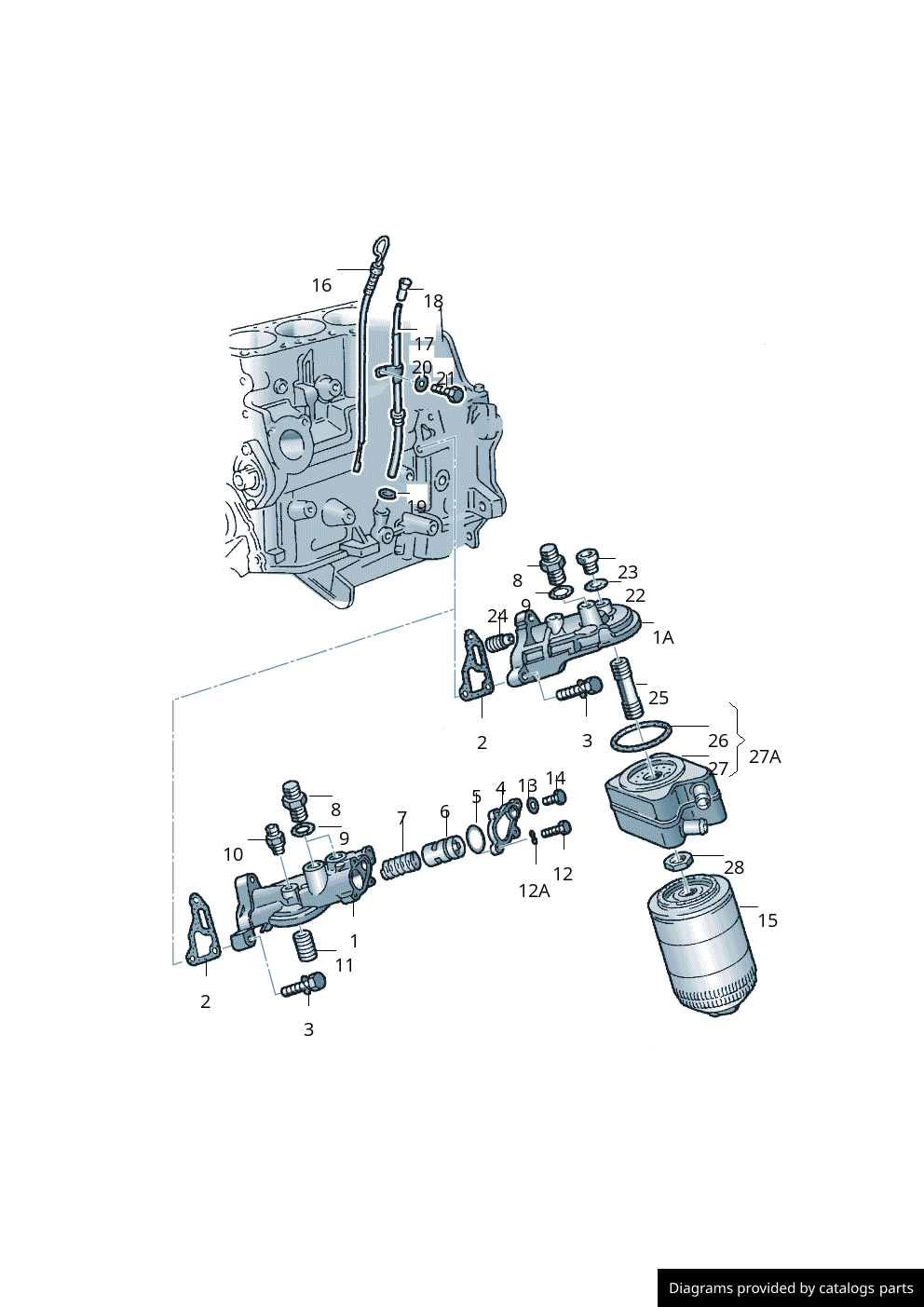 Car part diagram