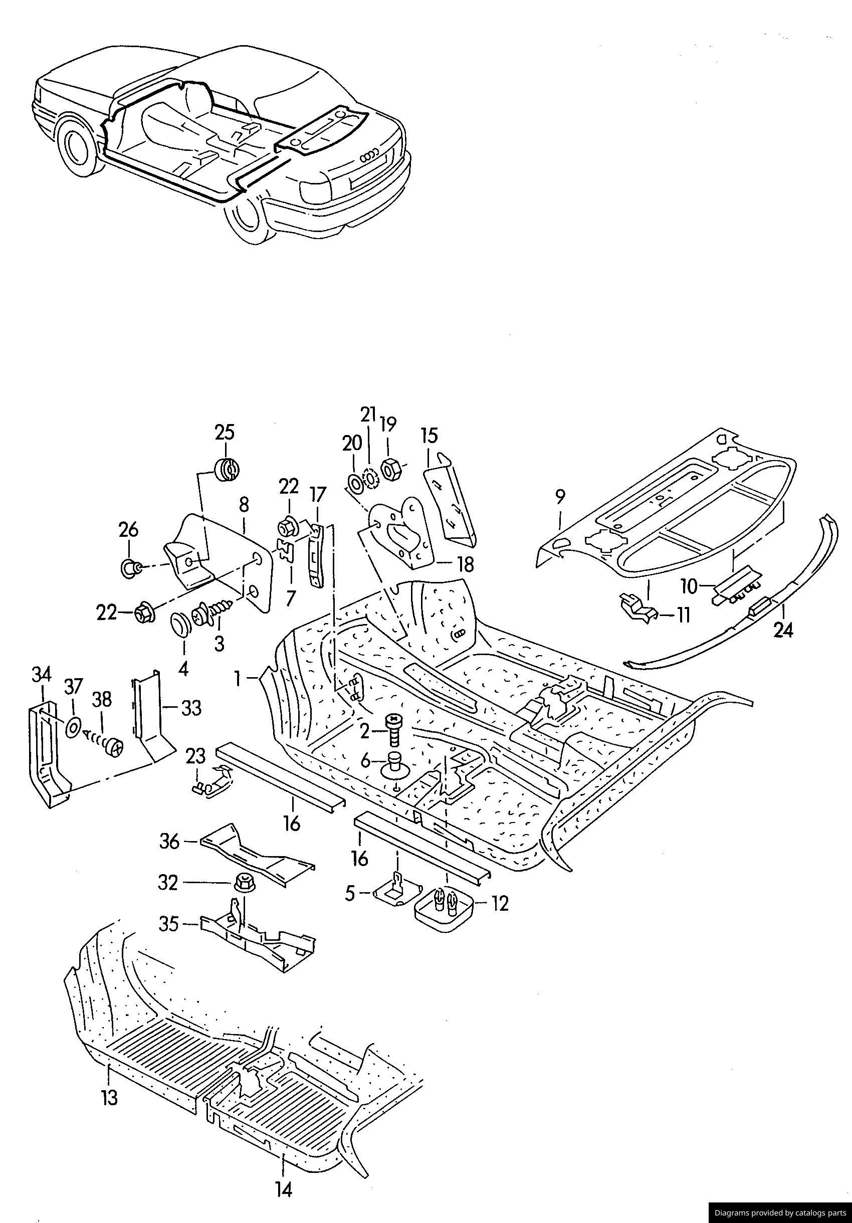 Car part diagram