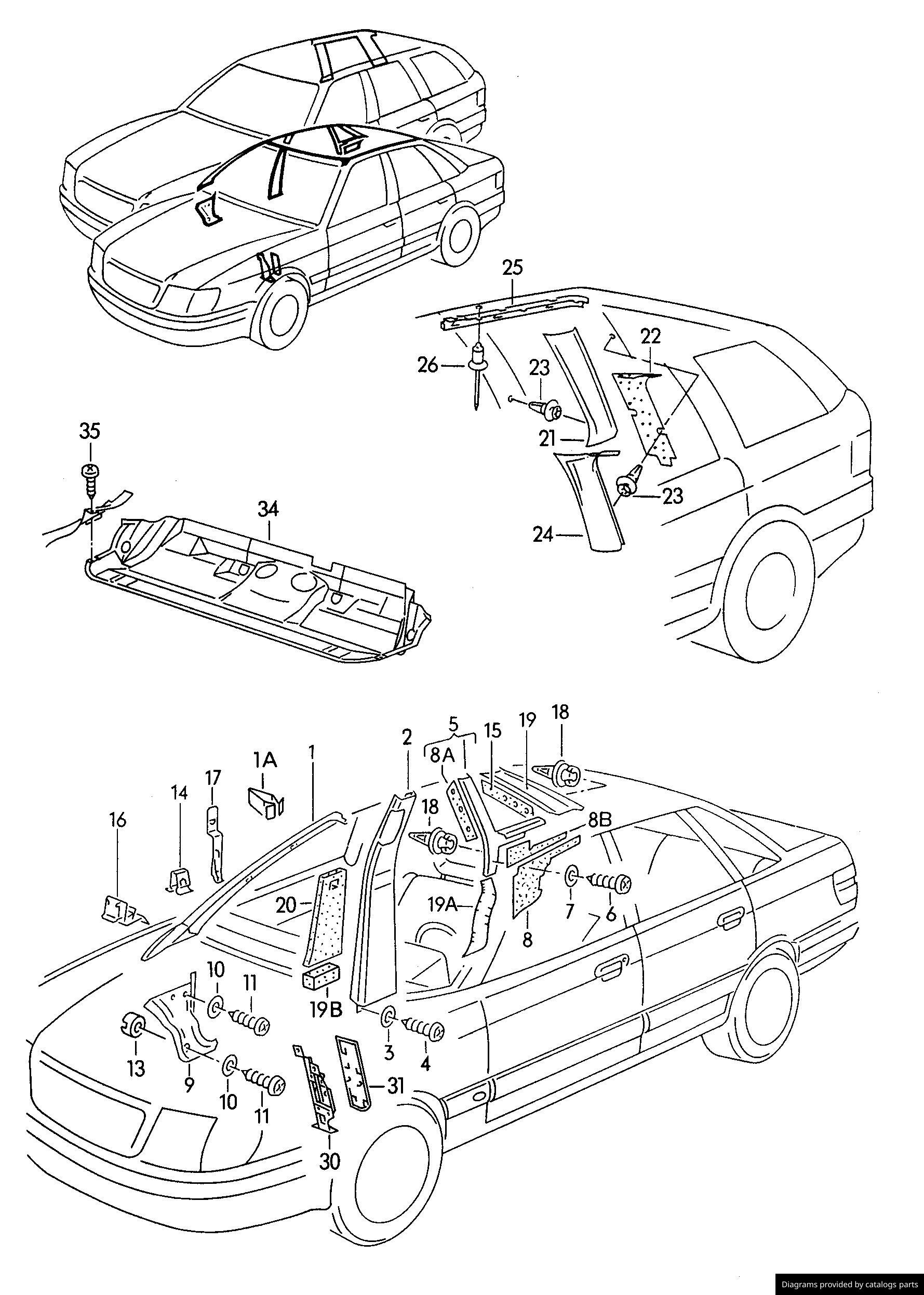 Car part diagram
