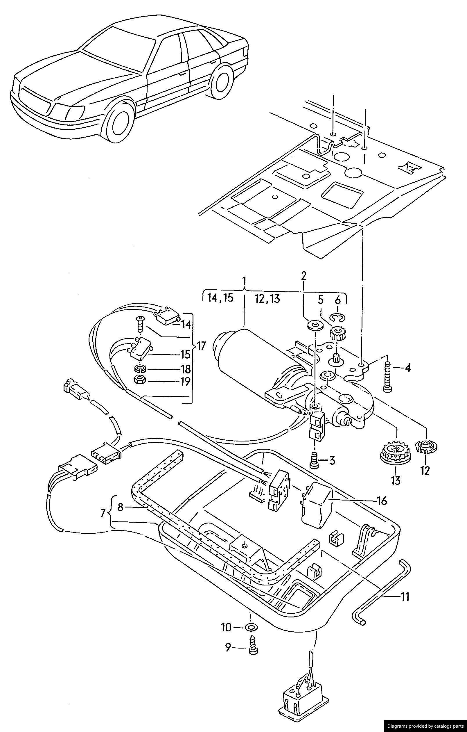 Car part diagram