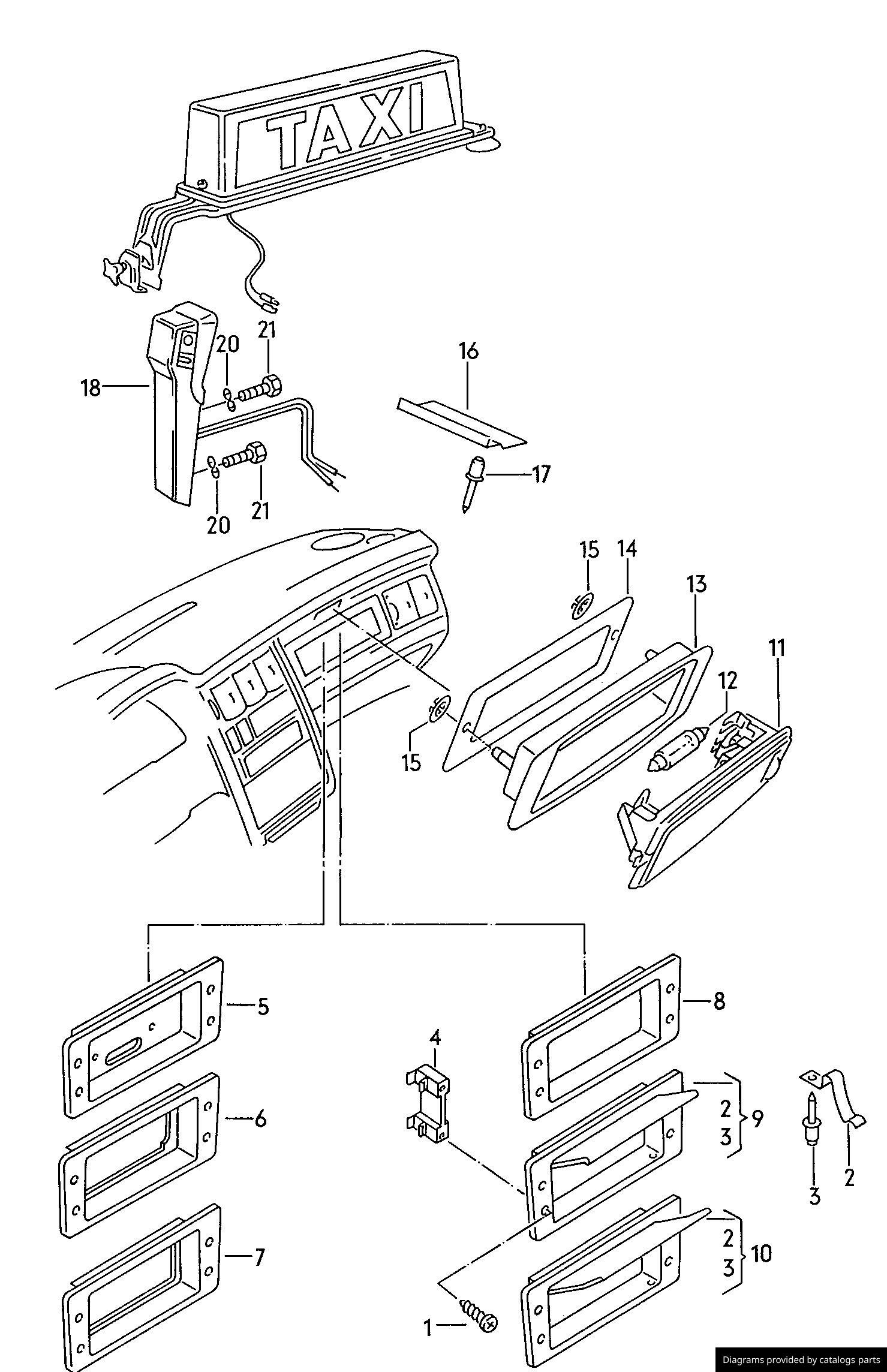 Car part diagram