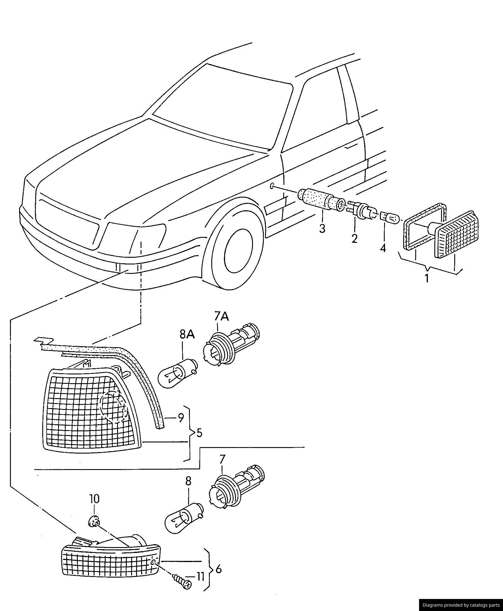 Car part diagram