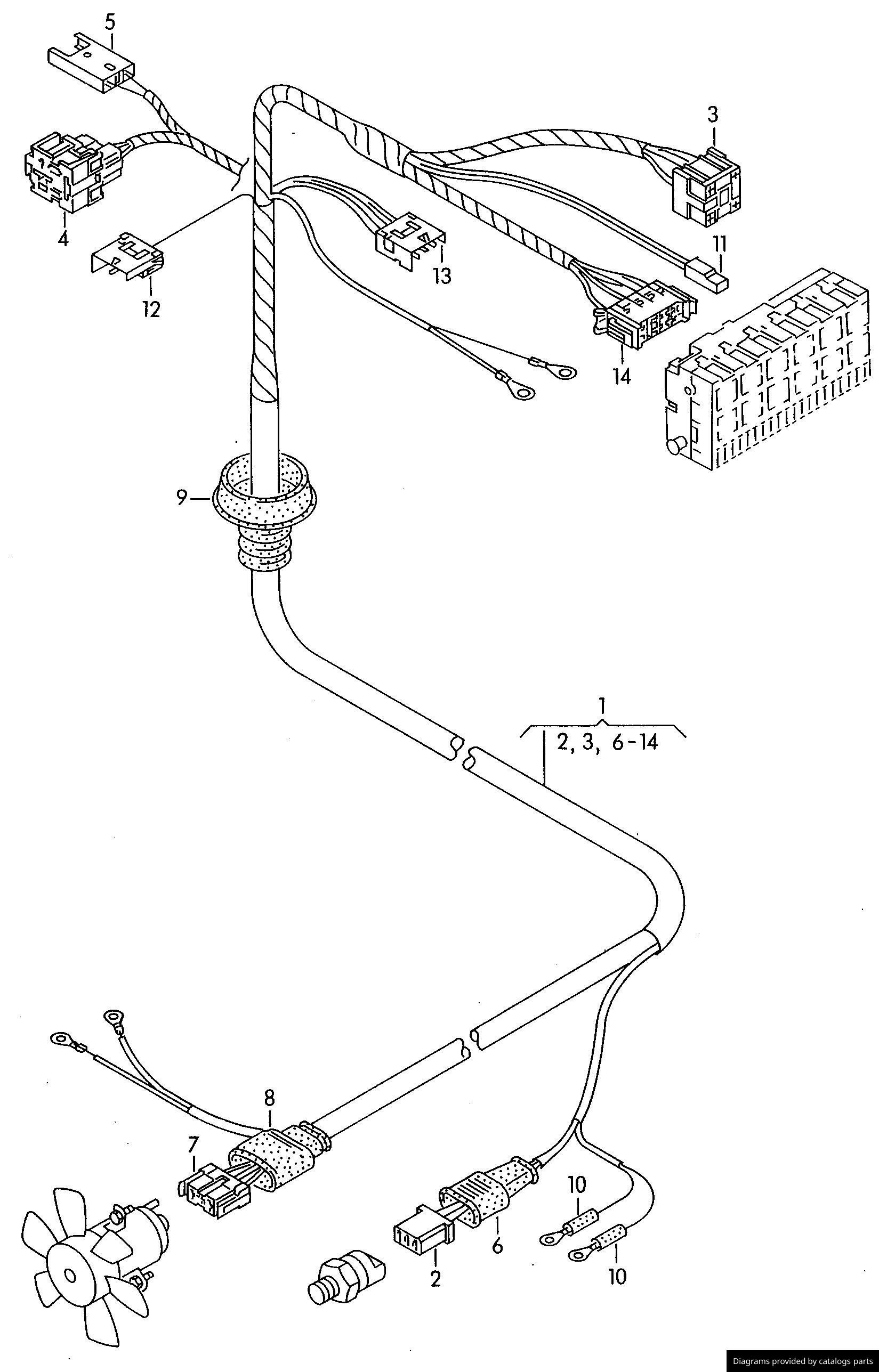 Car part diagram