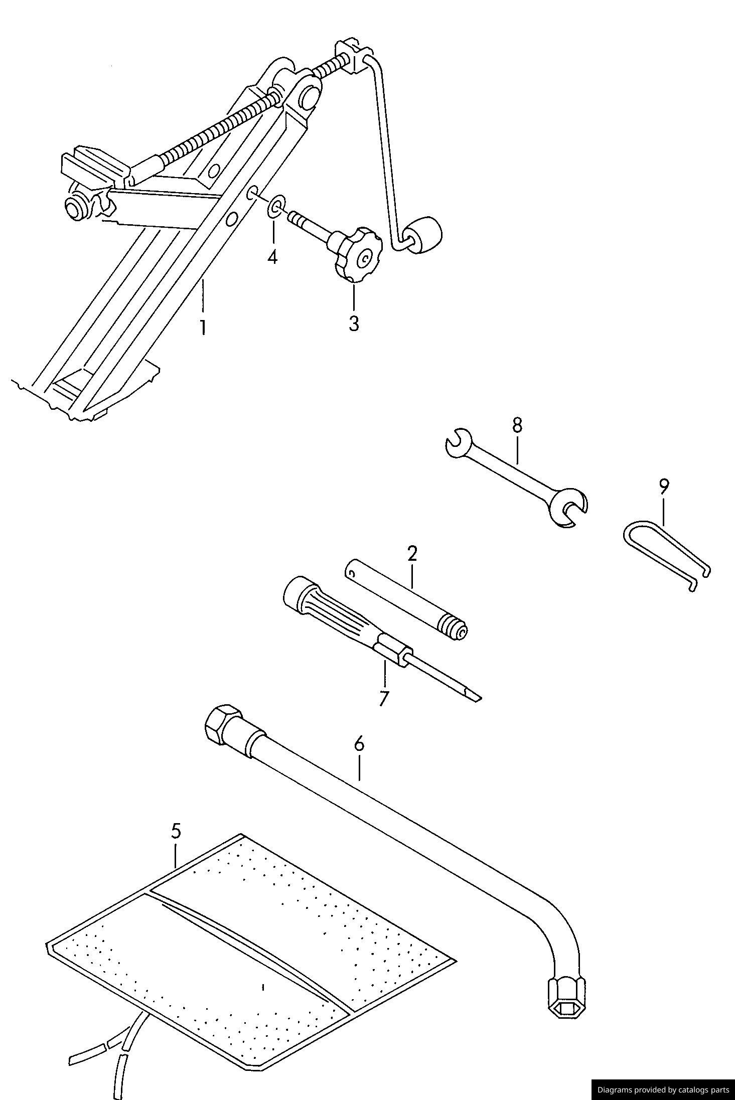 Car part diagram