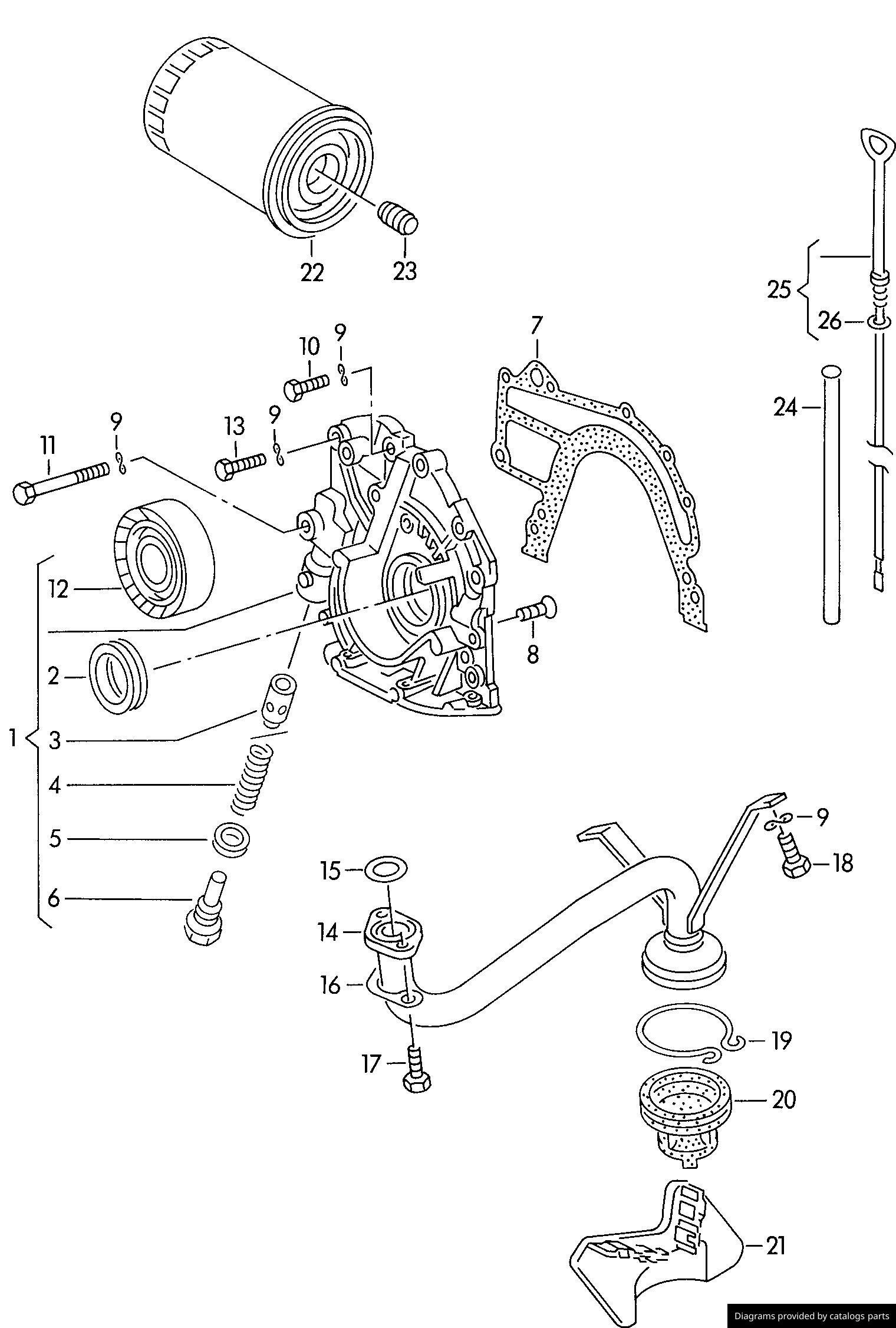 Car part diagram