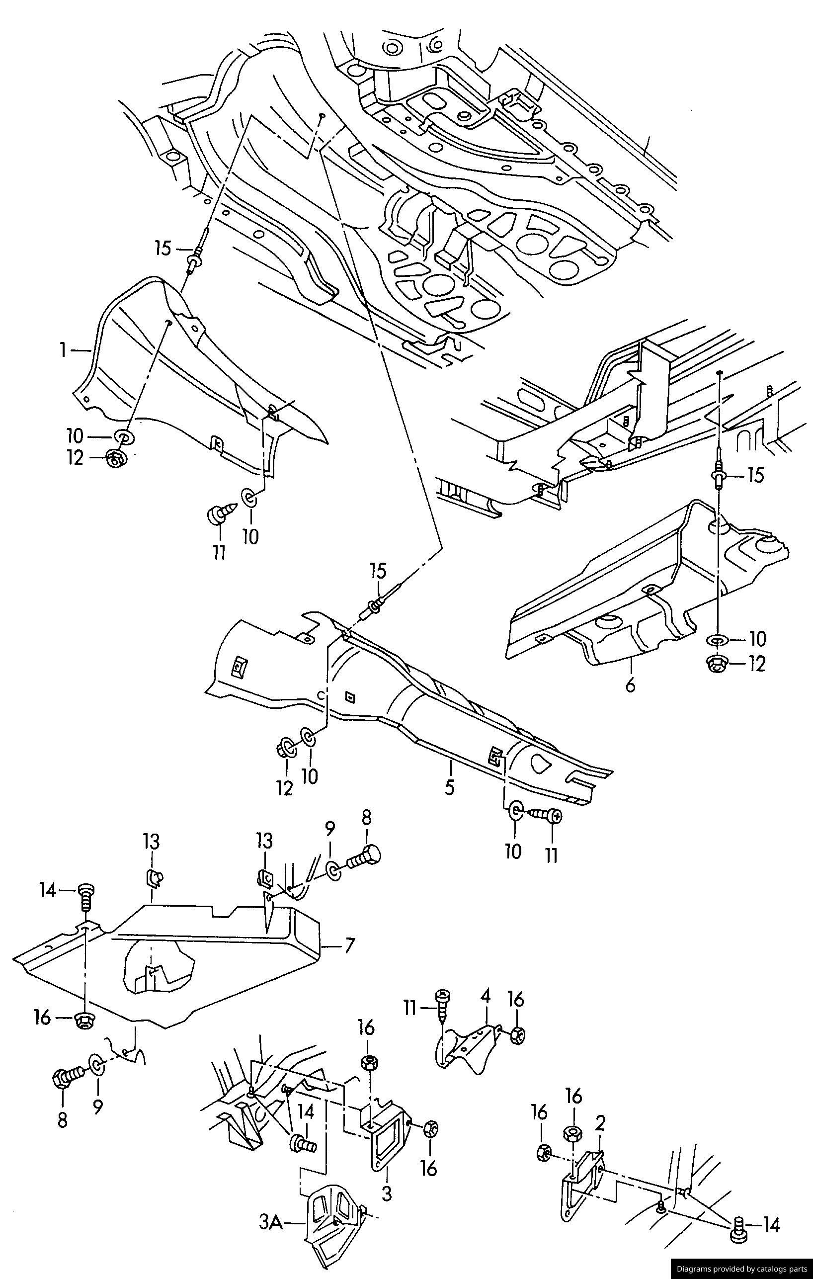 Car part diagram