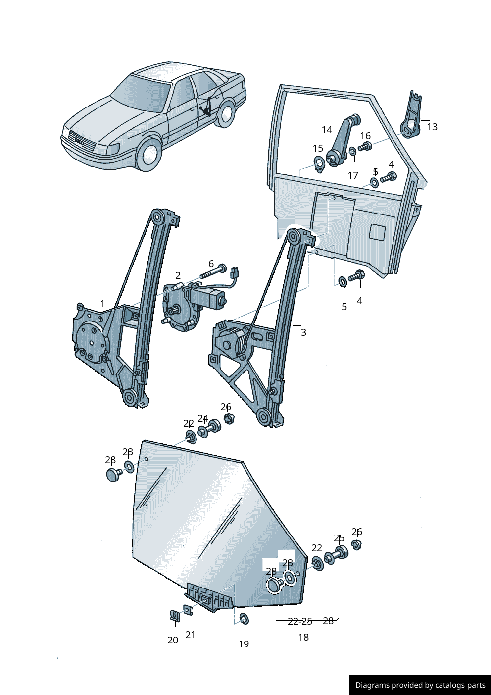 Car part diagram