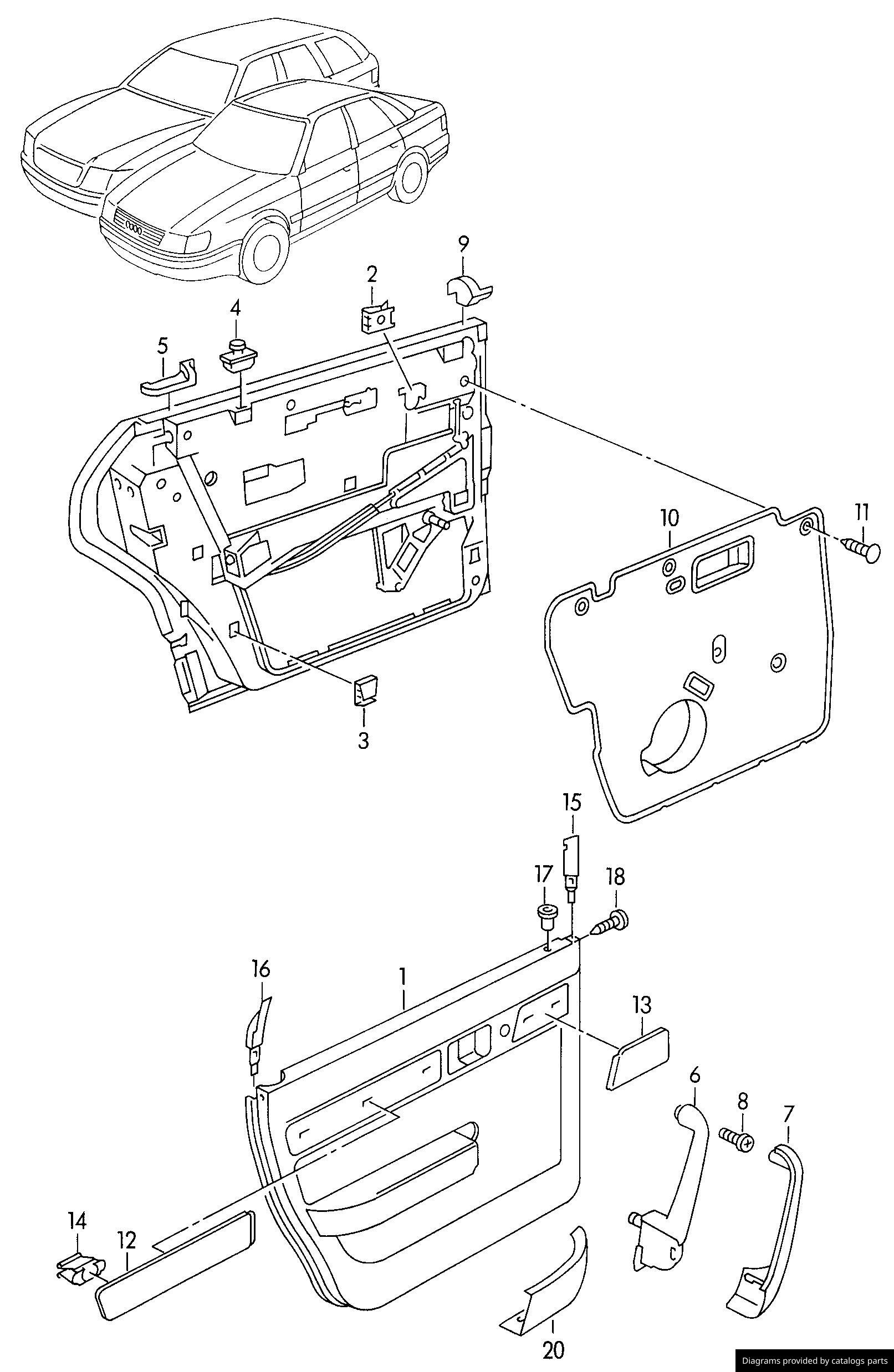 Car part diagram