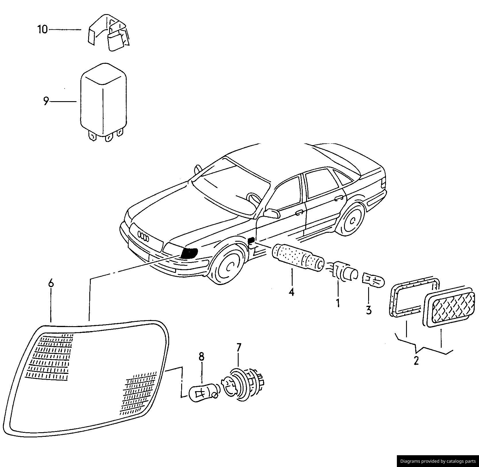 Car part diagram