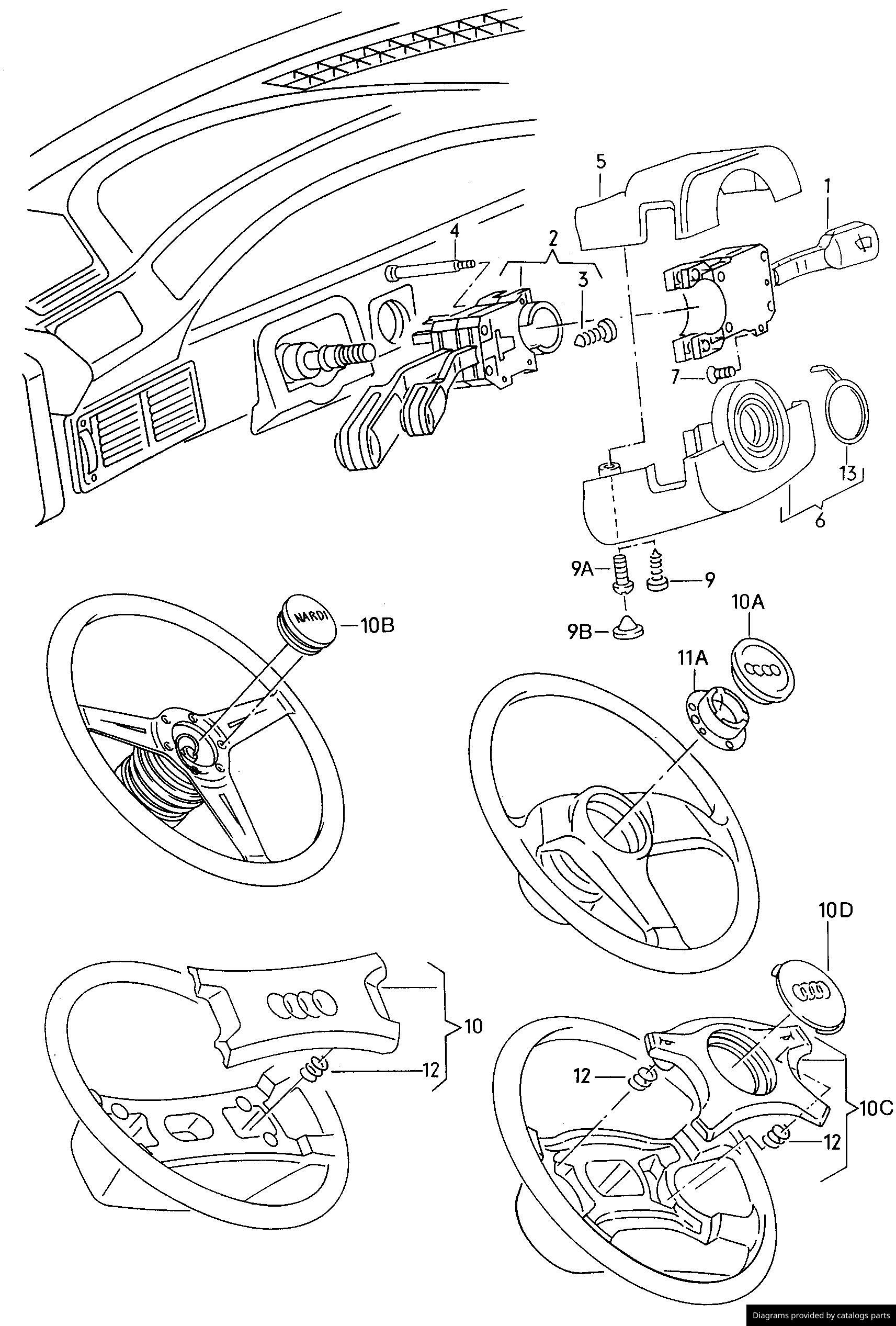 Car part diagram