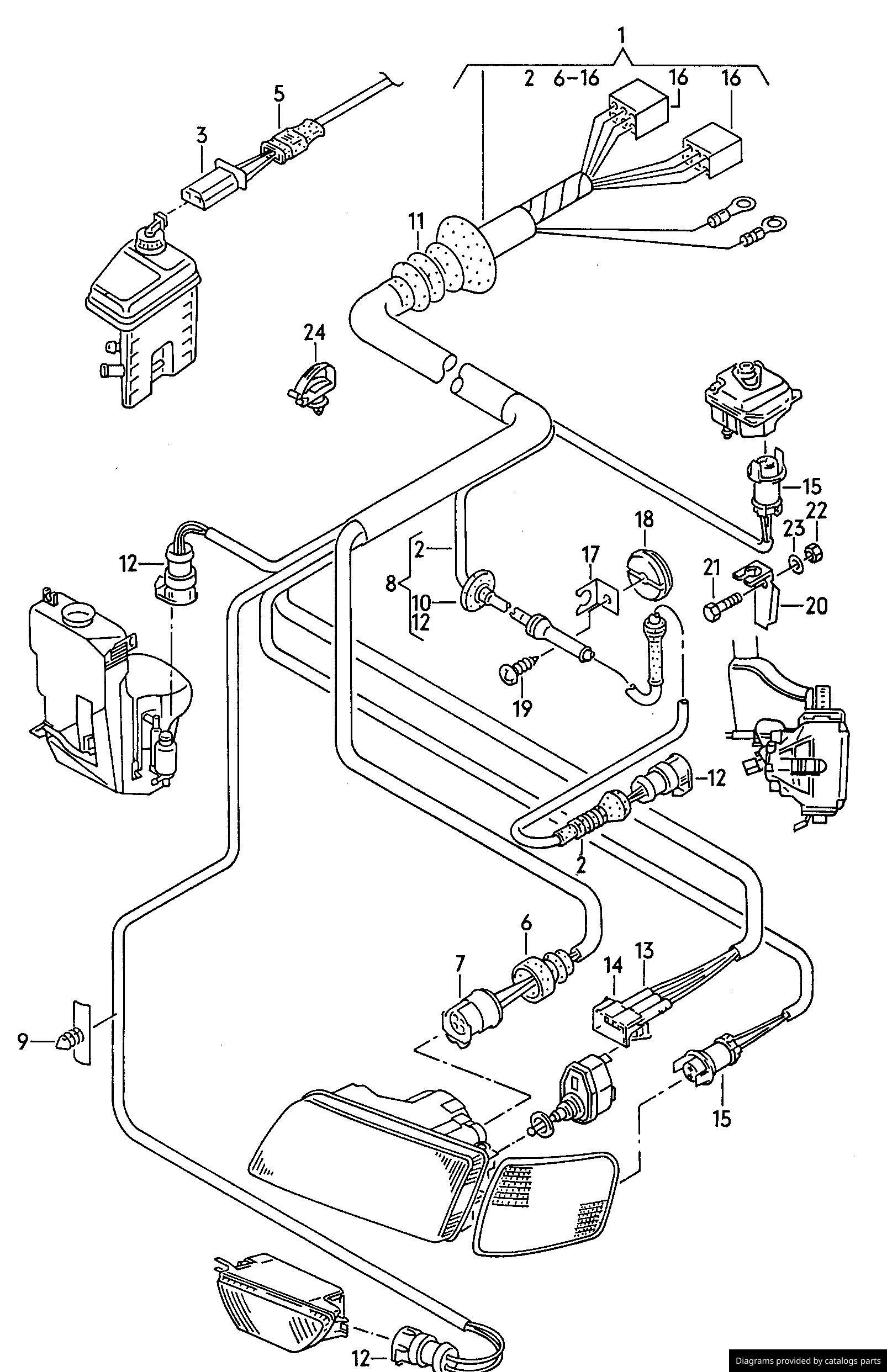 Car part diagram