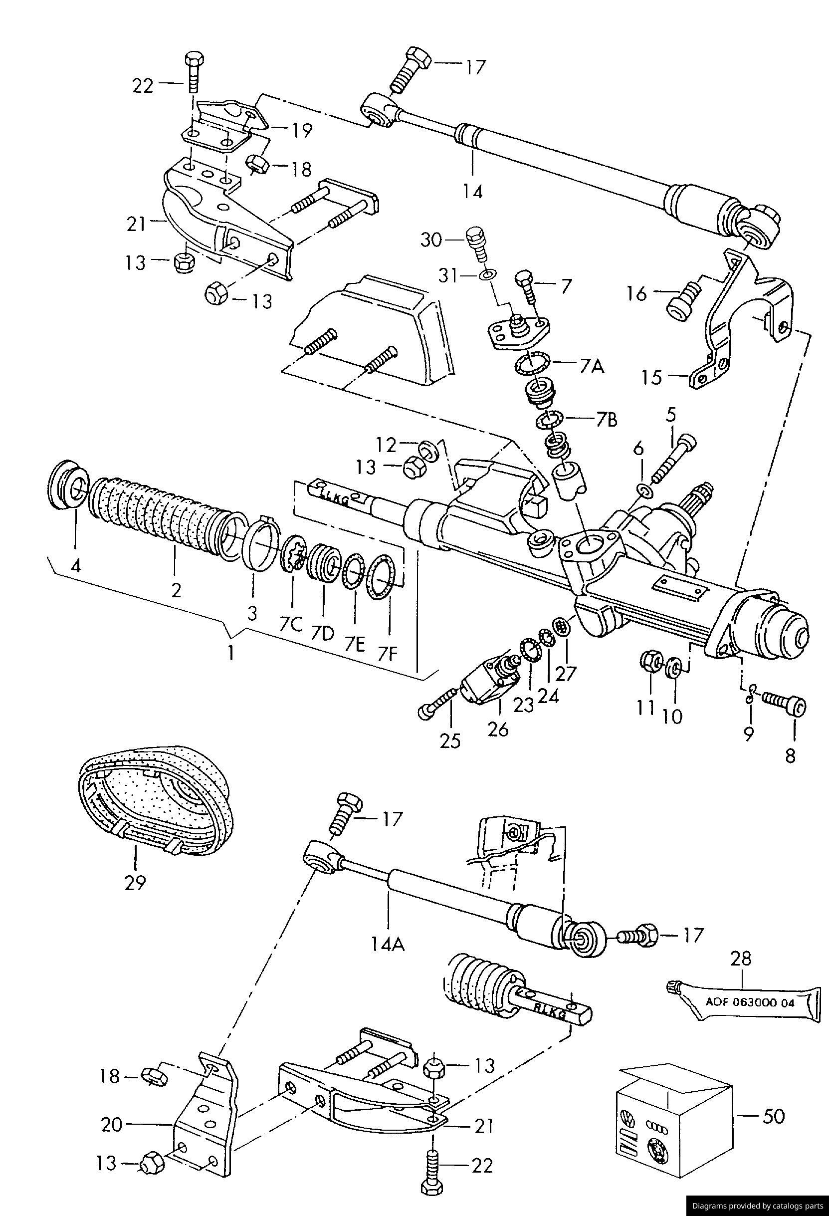 Car part diagram