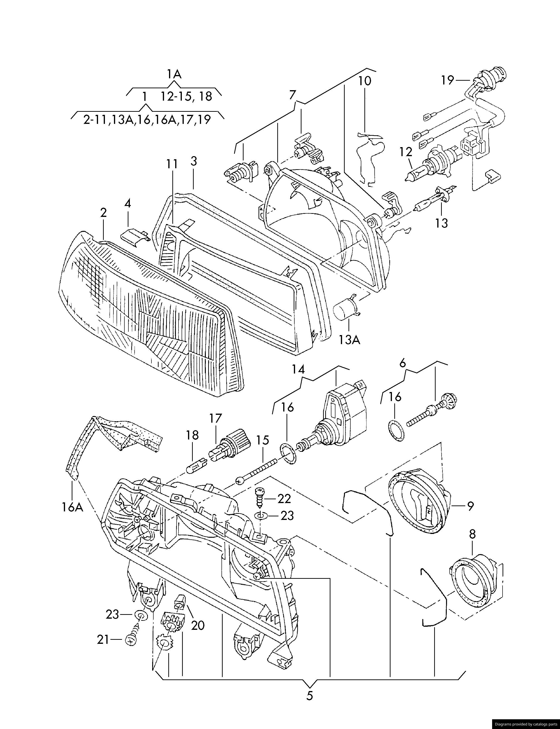 Car part diagram
