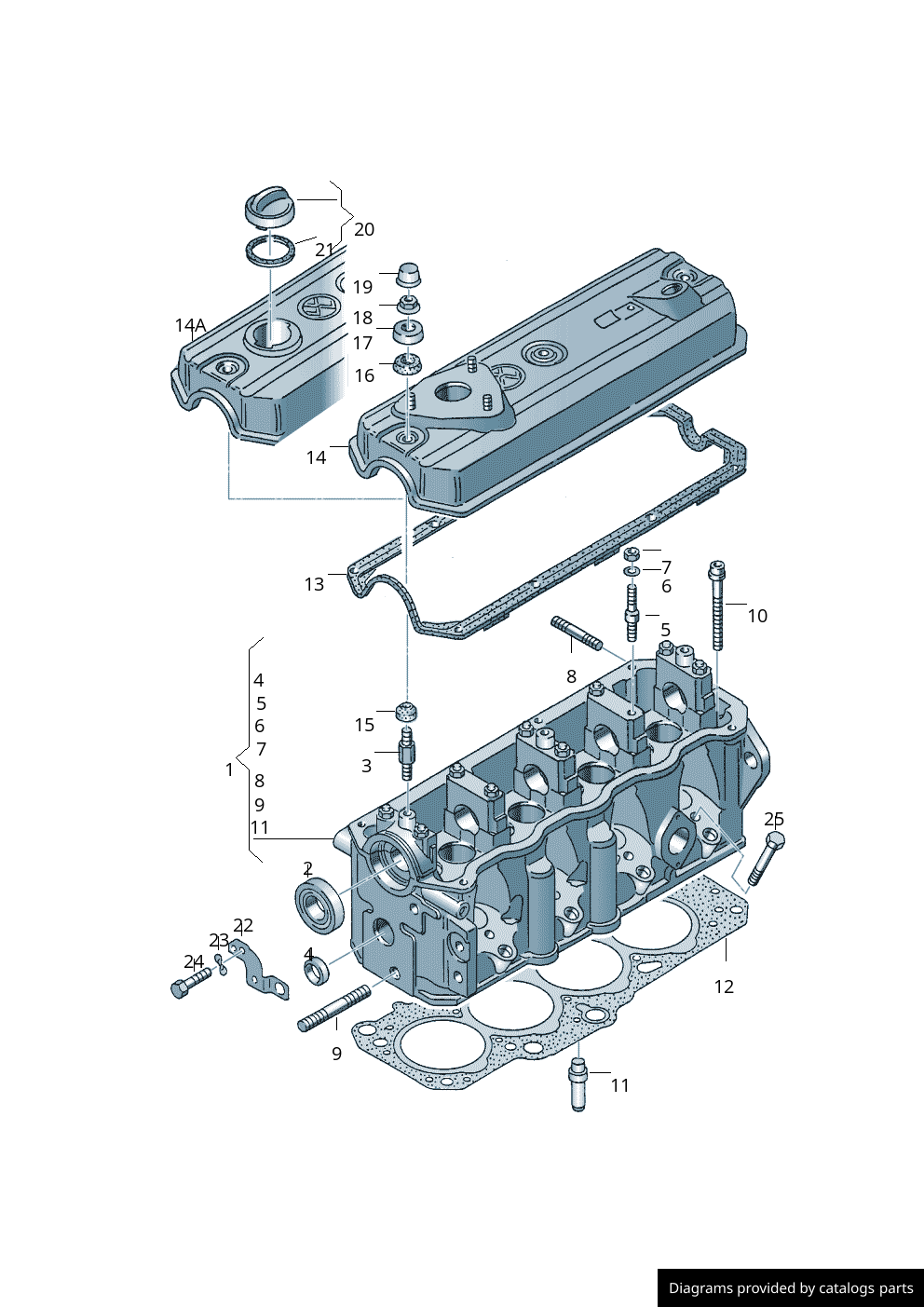 Car part diagram