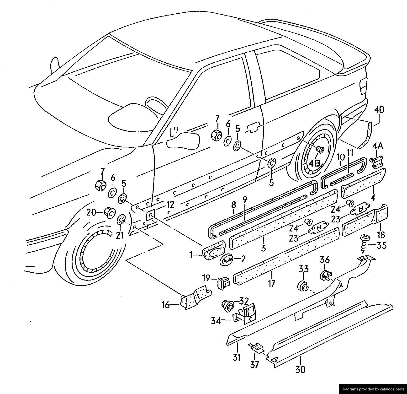 Car part diagram