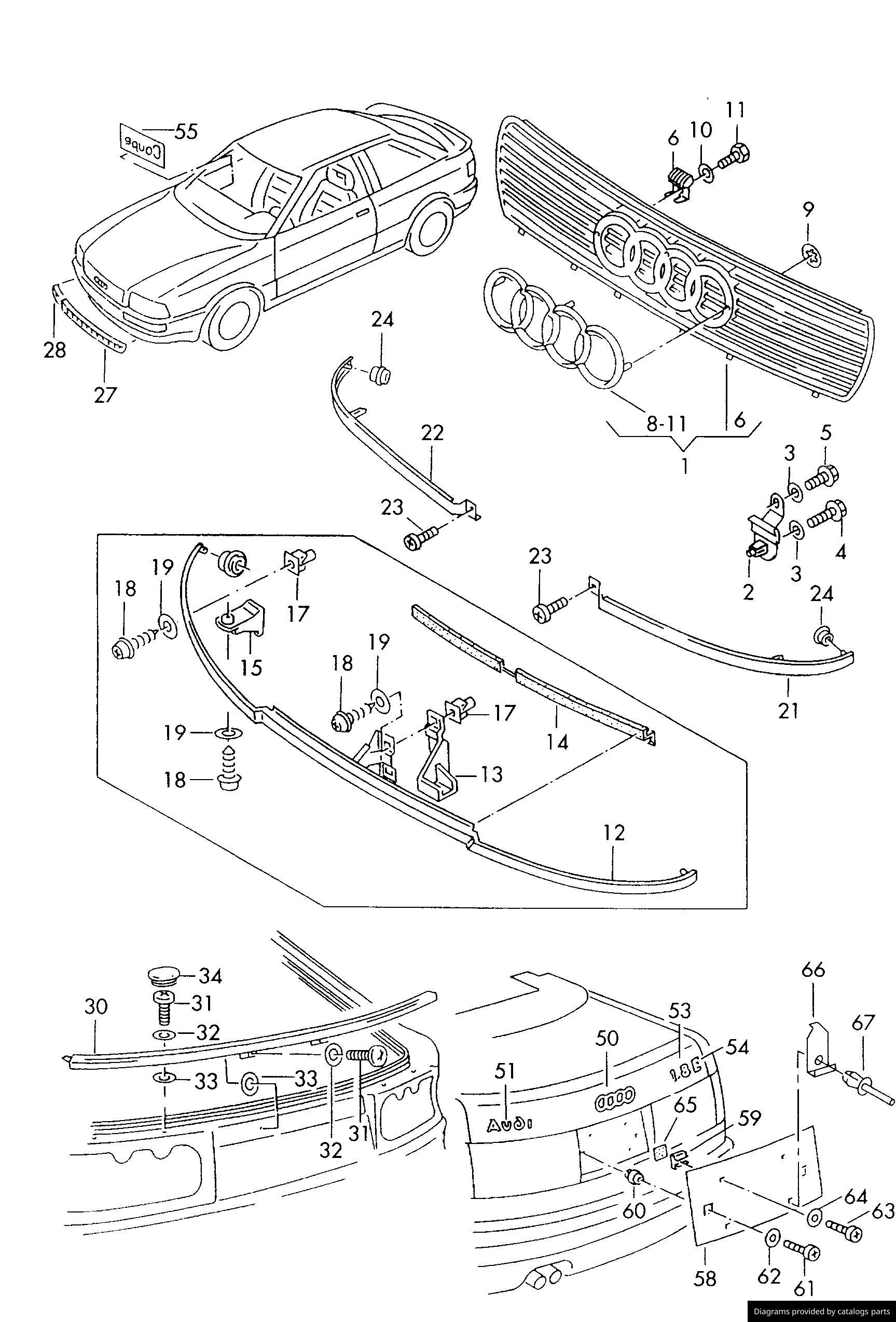 Car part diagram